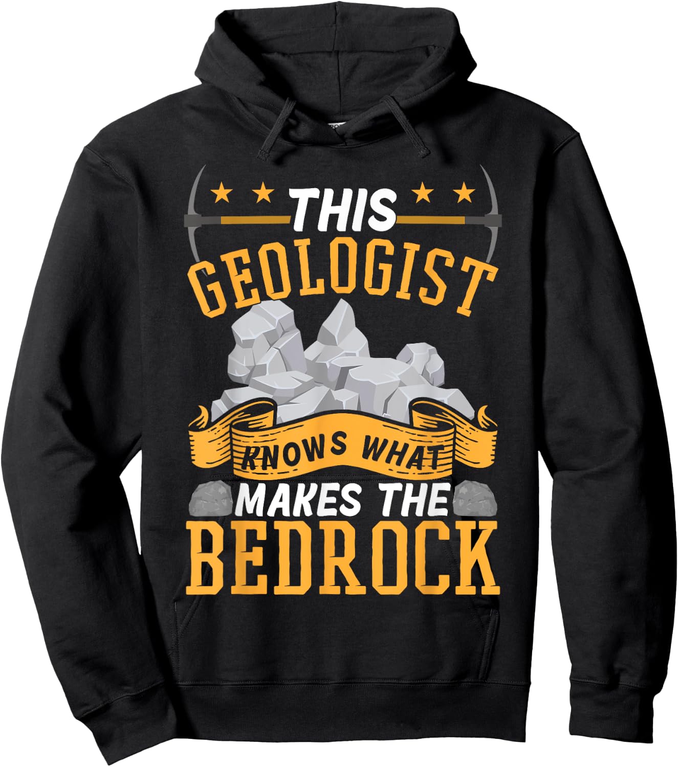 Funny Mineral Rock Collector Rockhound Geologist Hoodie - Hoodie | Black
