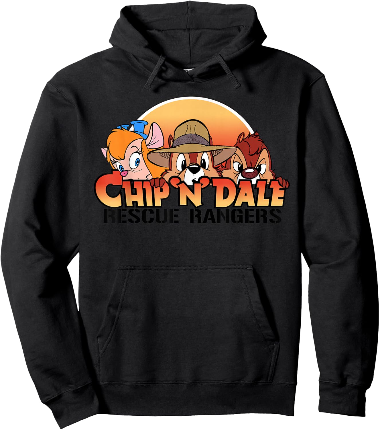 Disney - Rescue Ranger Comic Squad Hoodie - Hoodie | Black