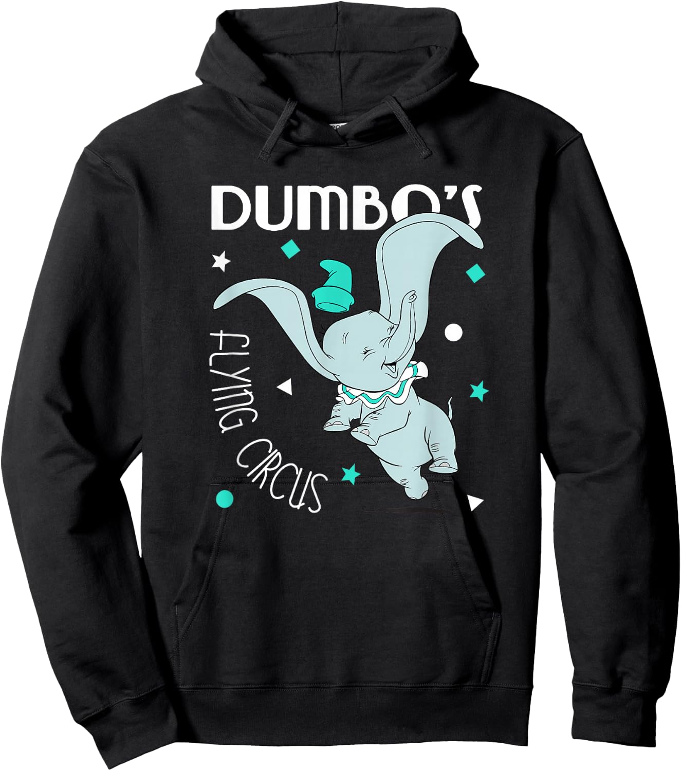 Disney Dumbo's Flying Circus Cute Elephant Hoodie - Hoodie | Black