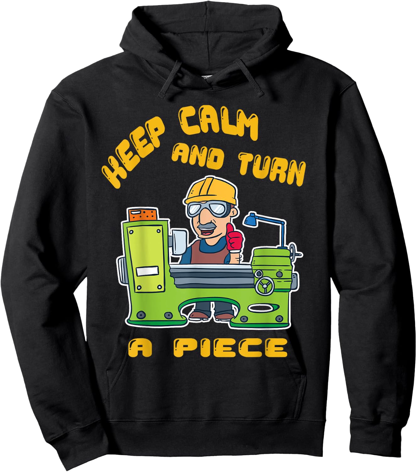Metal Lathe | Milling Machine Shirt Hoodie - Hoodie | Black