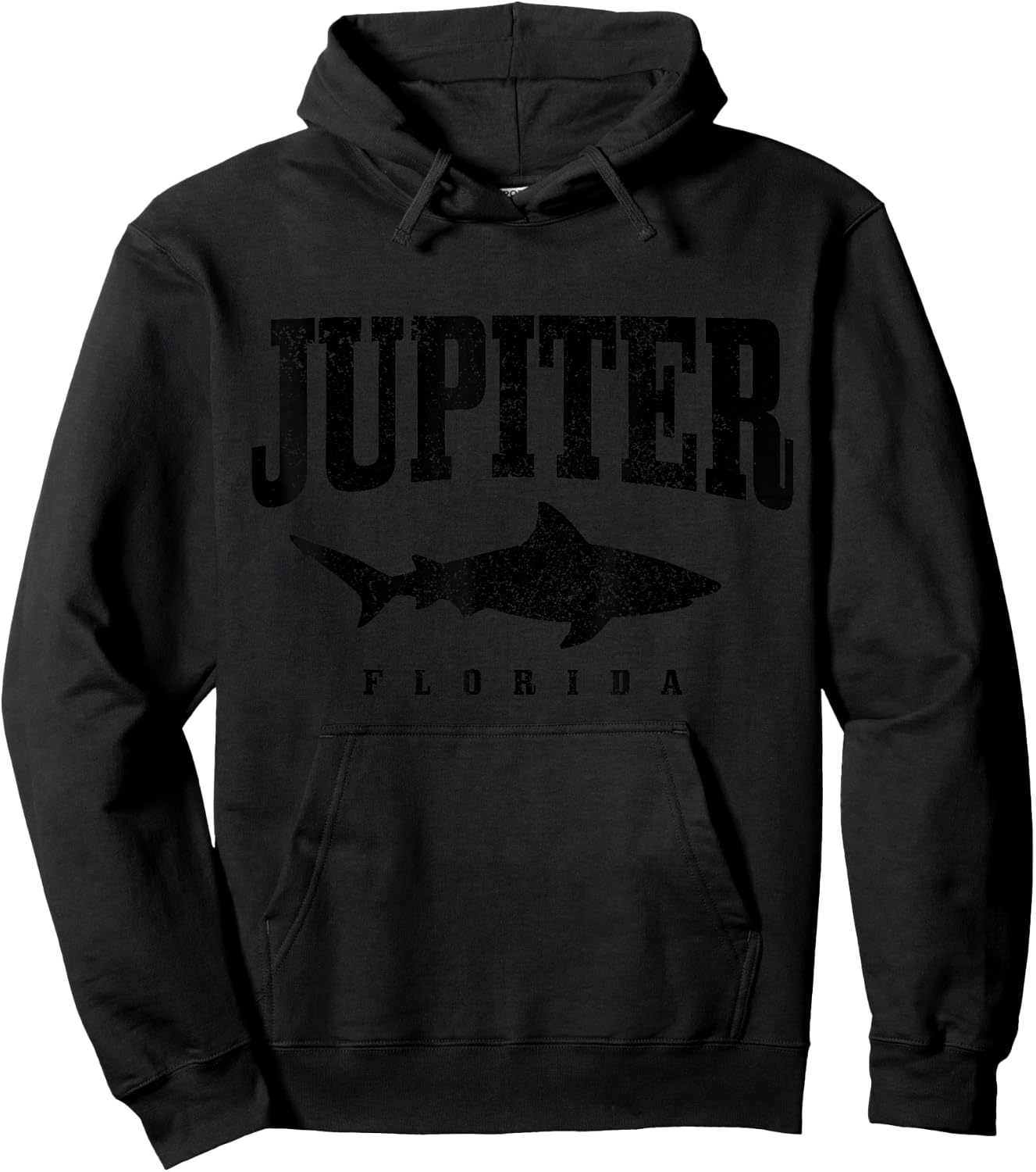 Jupiter Florida Diver Shark Diver Vintage Hoodie - Hoodie | Black