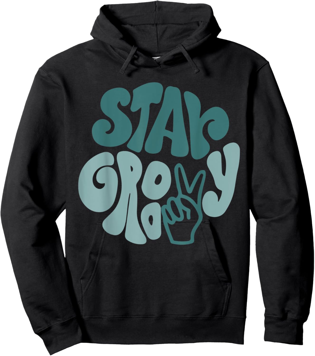 Stay Groovy Funny 70s Grew Up Lover Stay Groovy Hoodie - Hoodie | Black