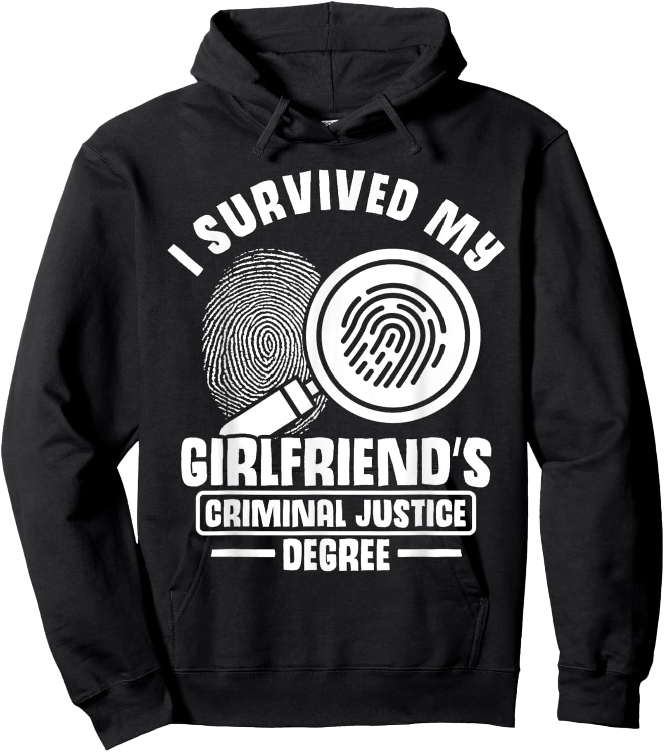 Criminal Justice Student Graduation Criminal Justice School Hoodie - Hoodie | Black