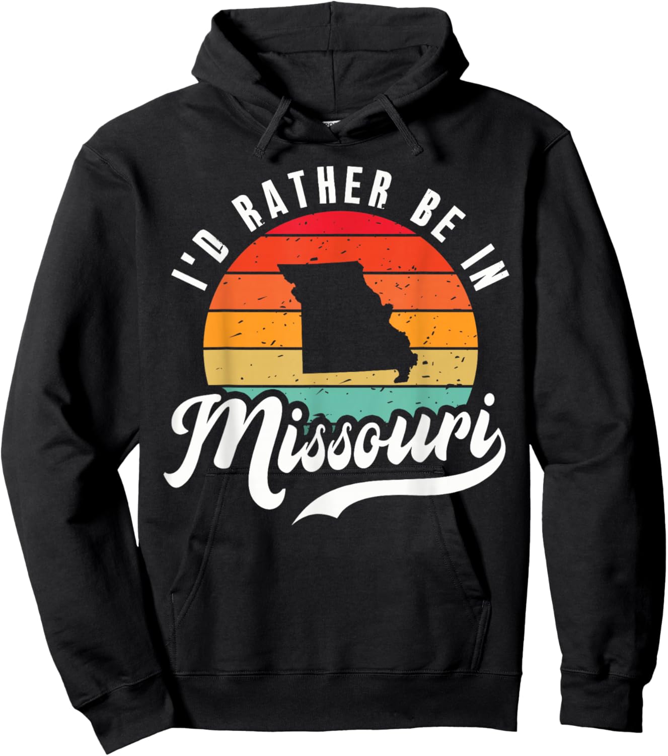 I'd Rather Be In Missouri Hoodie - Hoodie | Black