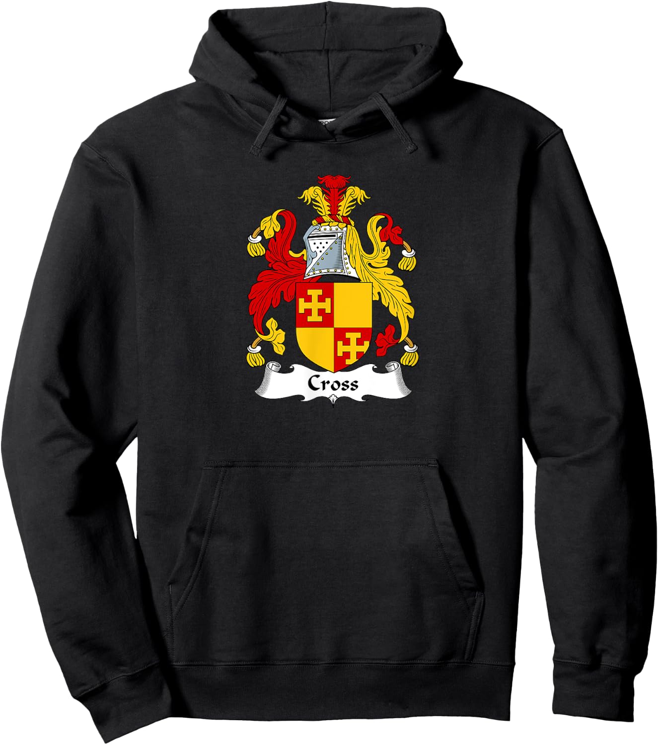 Cross Coat of Arms - Family Crest Shirt Hoodie - Hoodie | Black