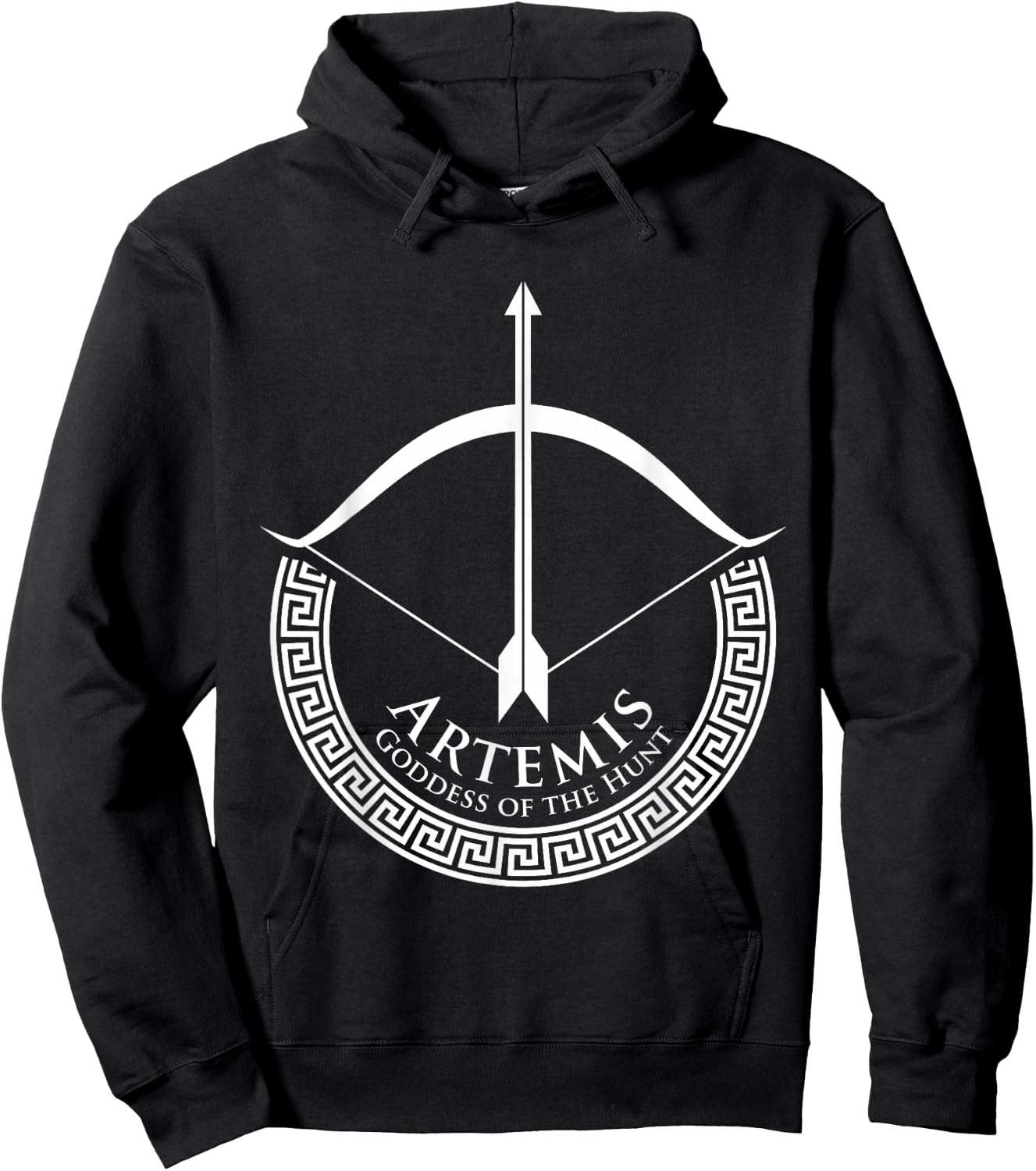 Artemis Goddess Of The Hunt Greek Mythology Hunting Hunter Hoodie - Hoodie | Black