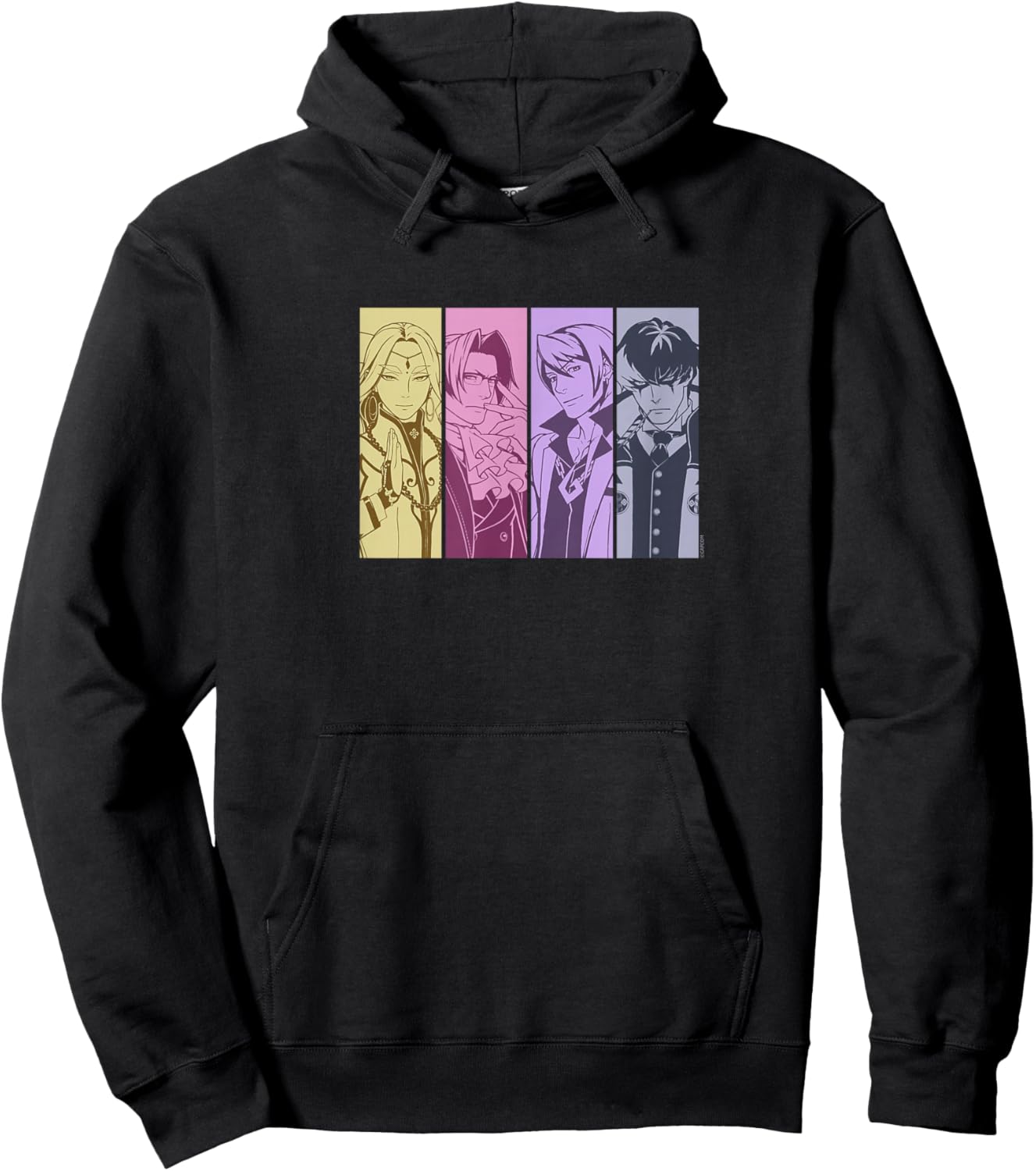 Capcom Apollo Justice: Ace Attorney , Erwachsene, Fans of animated content, young adults, teenagers, Kurzarm, , Schwarz, S Hoodie - Hoodie | Black