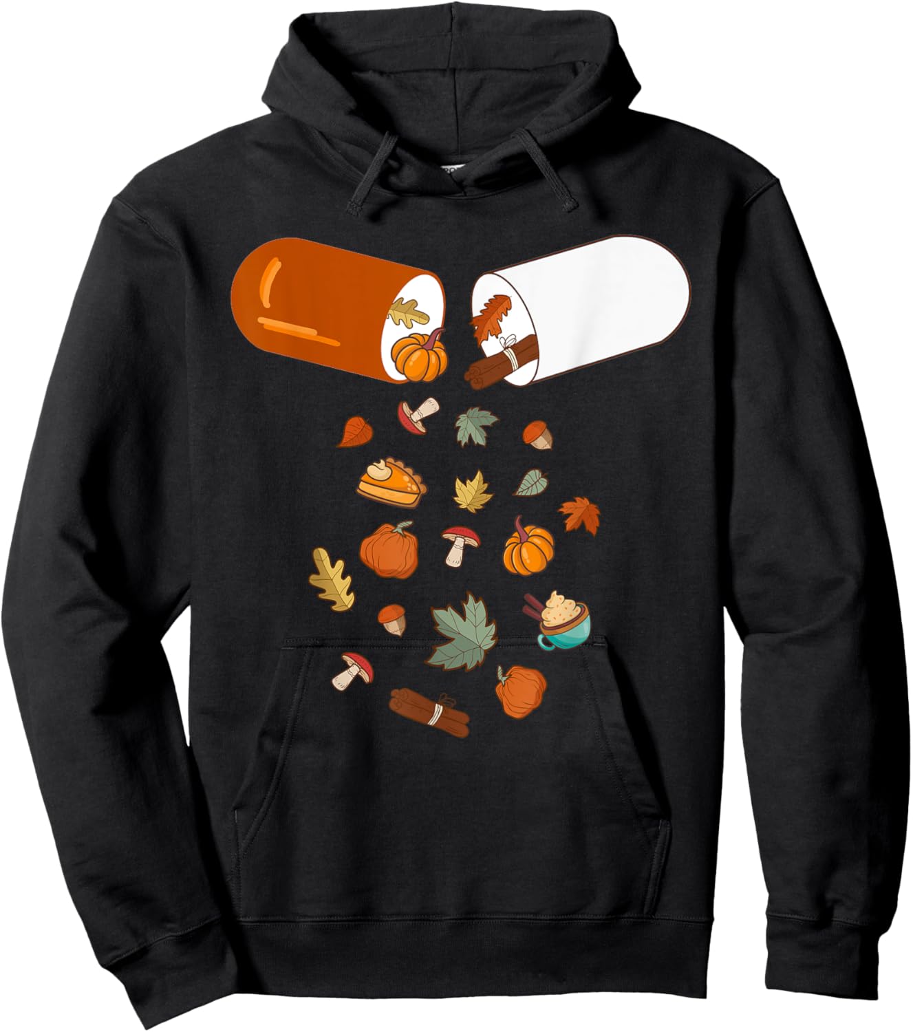 Pharmacy Tech CPhT Fall Vibe Its Fall Yall Pumpkin Season Hoodie - Hoodie | Black