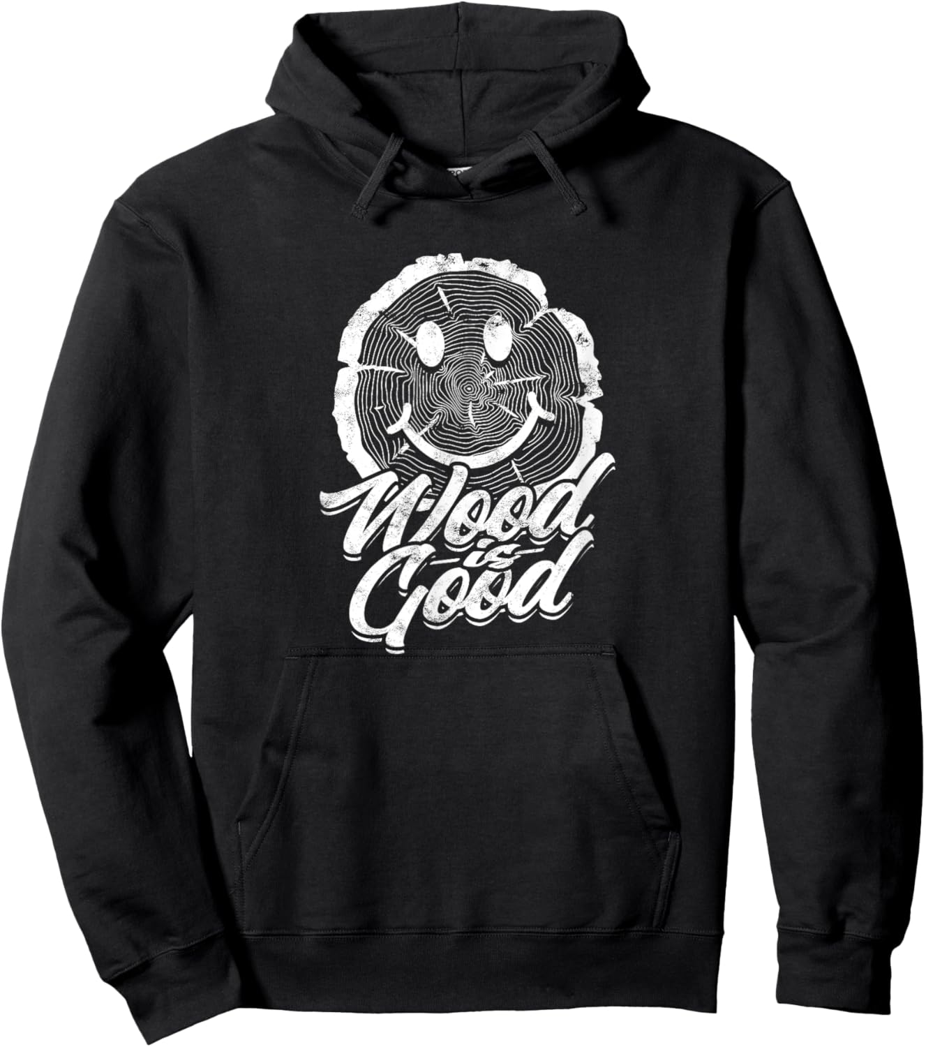 Wood is Good - Woodcraft Hoodie - Hoodie | Black