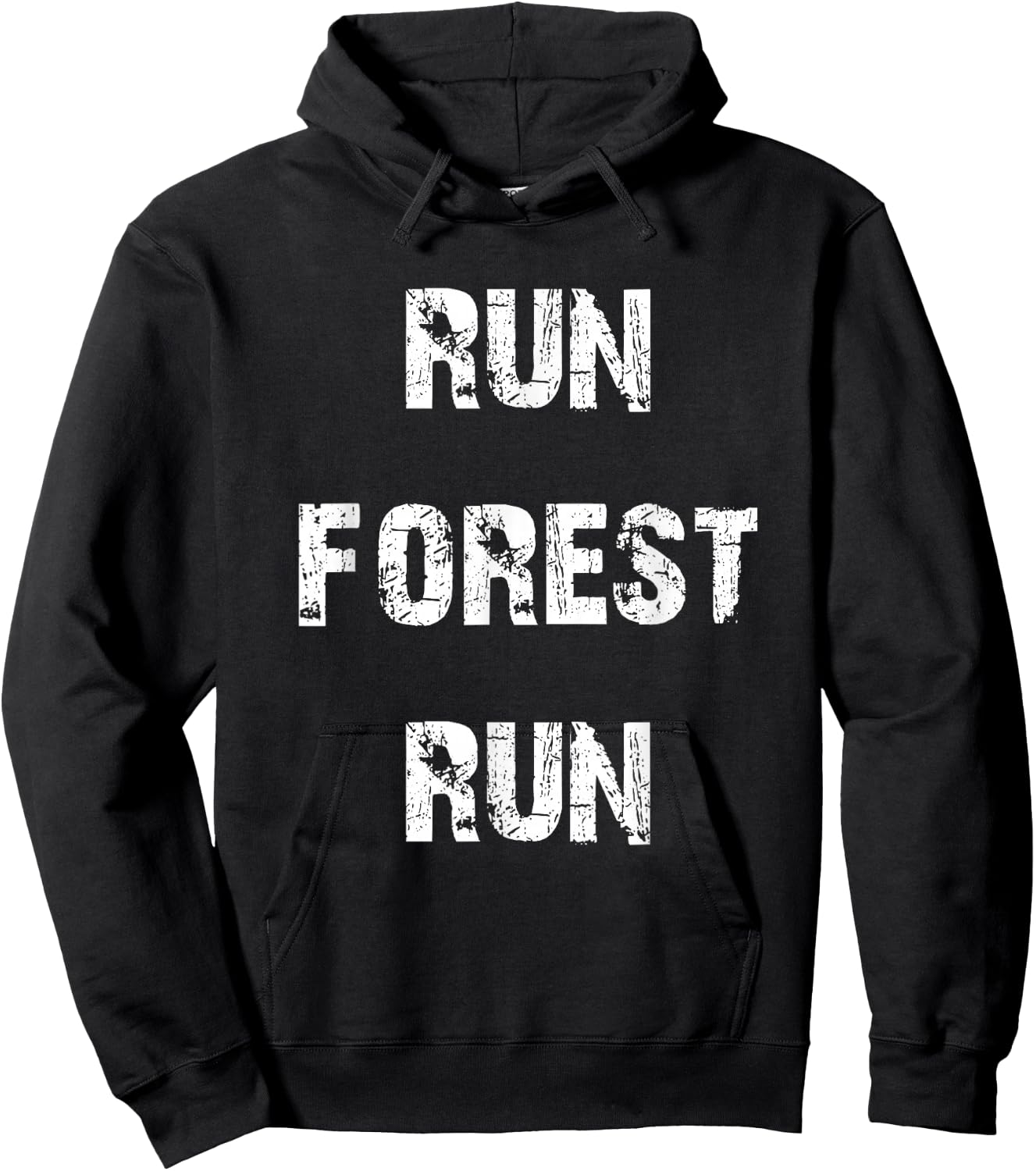 Run Forest Run Hoodie - Hoodie | Black