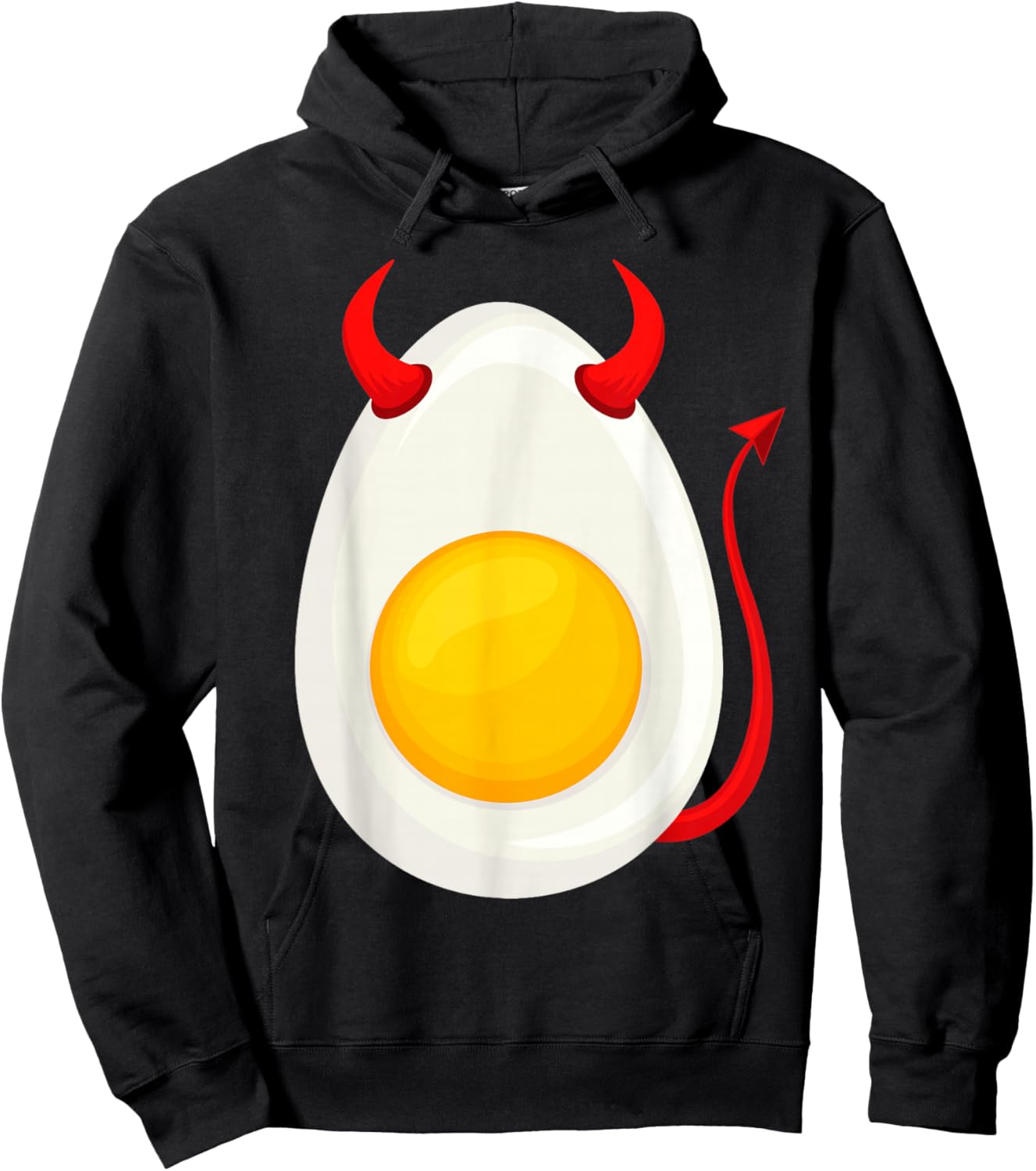 Funny Deviled Egg Cosplay DIY Halloween Costume Day Kid Boy Hoodie - Hoodie | Black