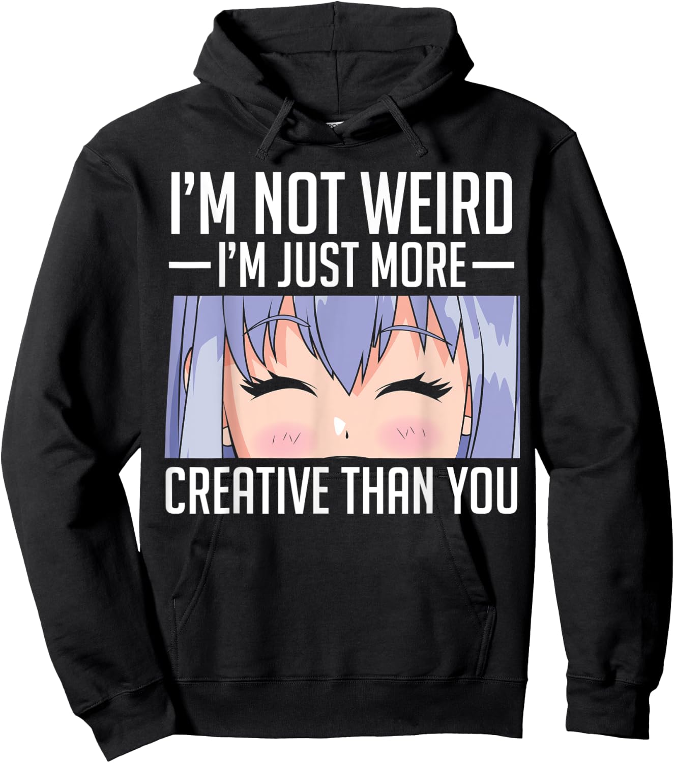 Anime Girl Weird Cosplay Hoodie - Hoodie | Black