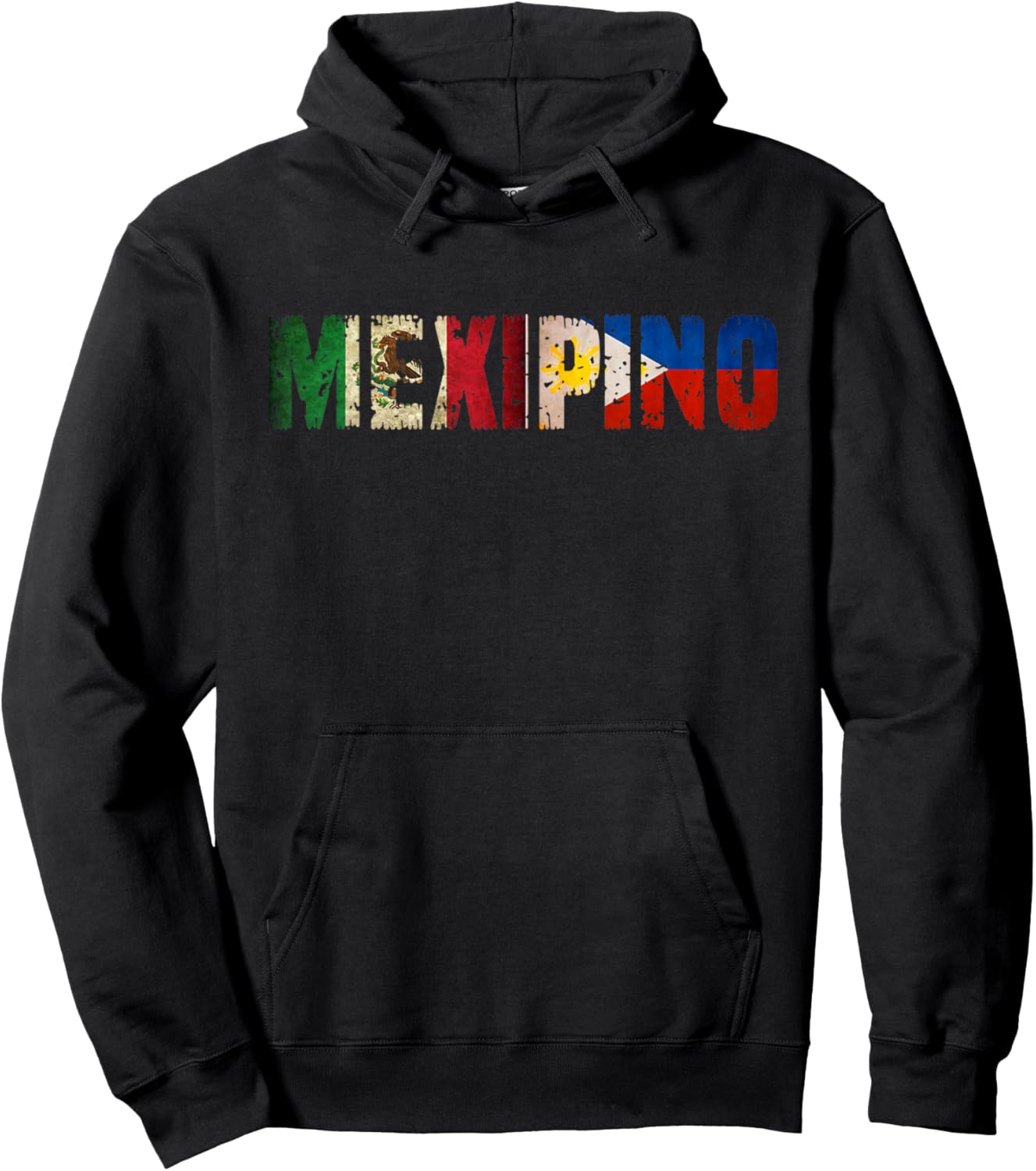 Mexipino Mexican Filipino American Heritage Hoodie - Hoodie | Black