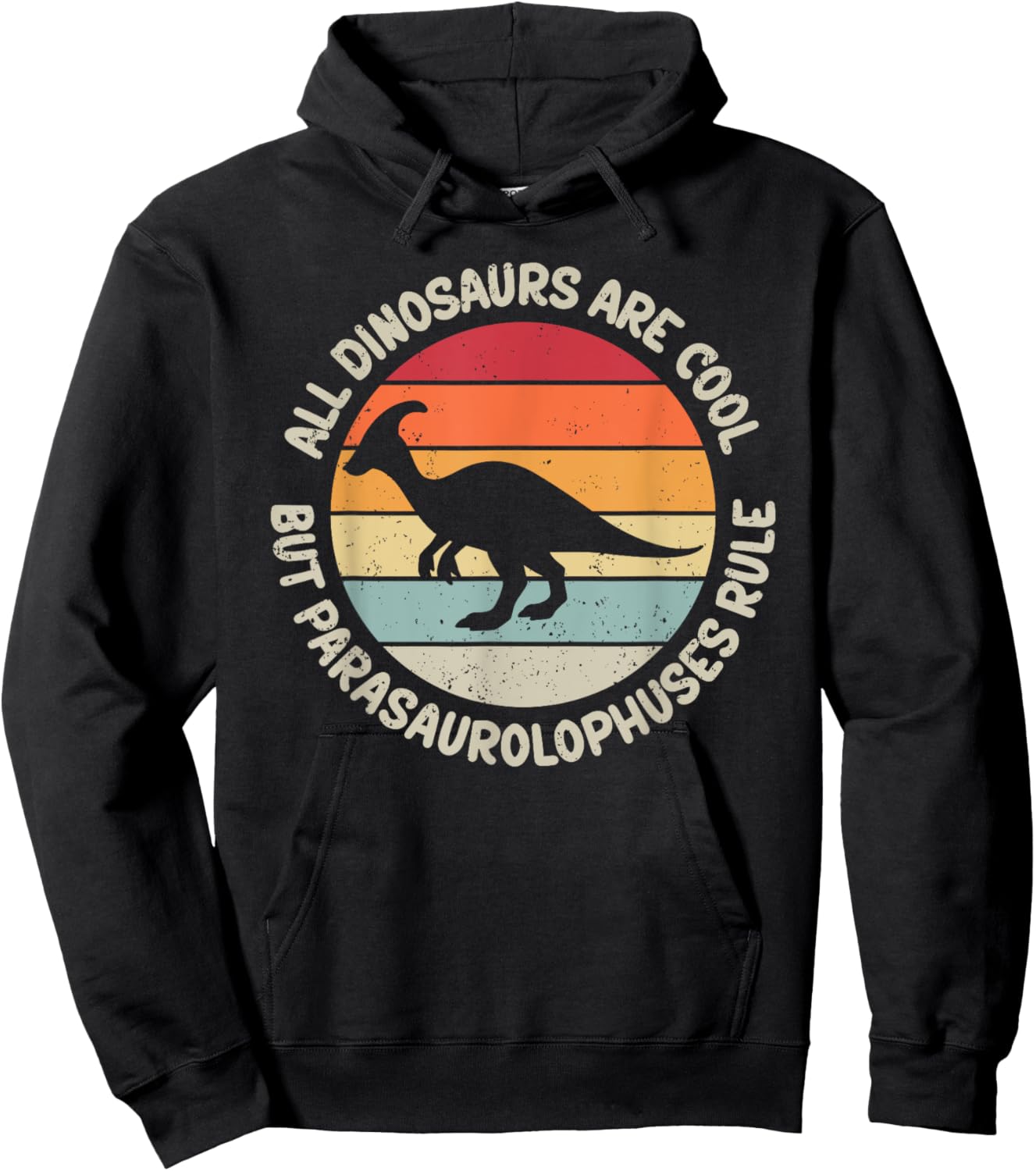 Parasaurolophuses Dinosaurs Parasaurolophus Hoodie - Hoodie | Black