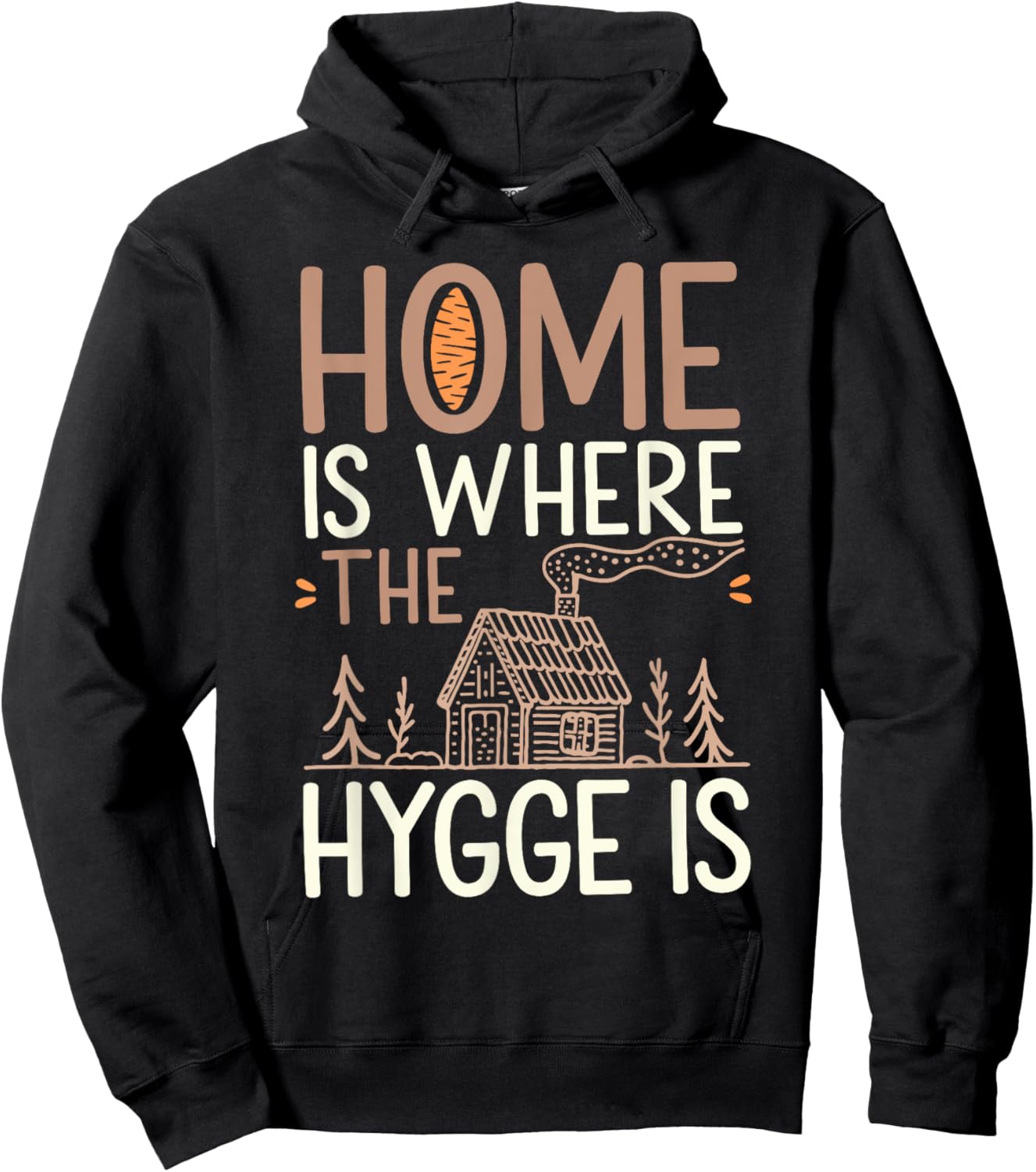 Scandinavian Aesthetics Nordic Design Minimalism Hygge Style Hoodie - Hoodie | Black