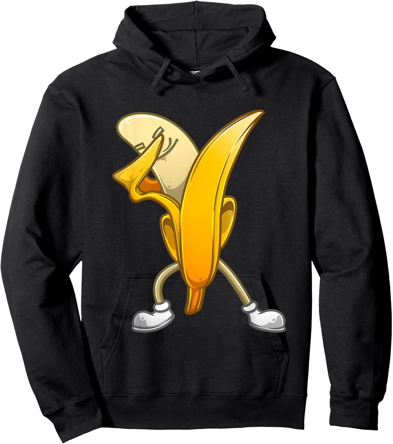 Funny Dabbing Banana Gift Kids Boys Girls Cool Dancer Hoodie - Hoodie | Black
