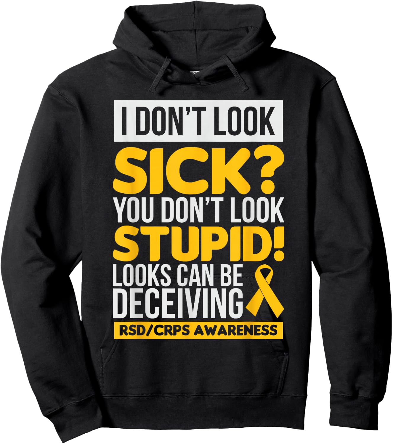 RSD Awareness Shirt CRPS Awareness Gift Hoodie - Hoodie | Black