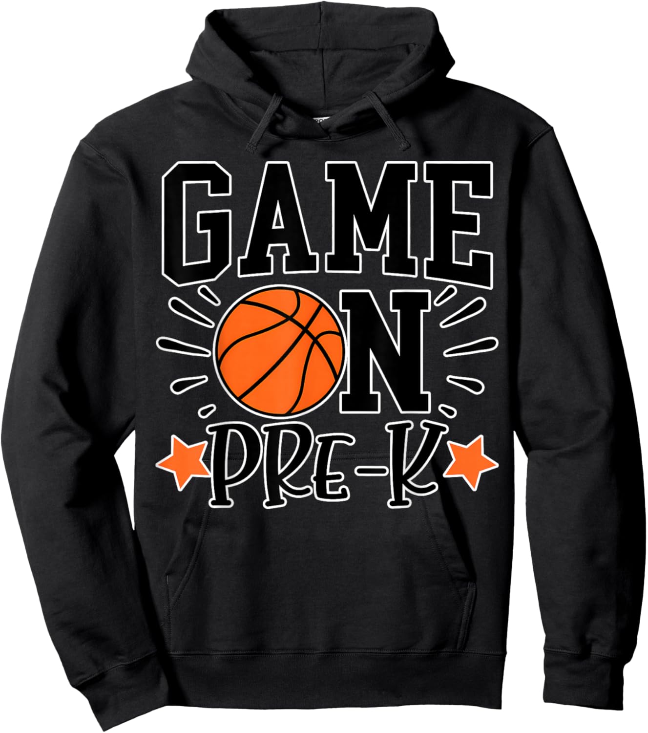 Funny Game On Pre-K Kids Basketball Preschool Sports Hoodie - Hoodie | Black