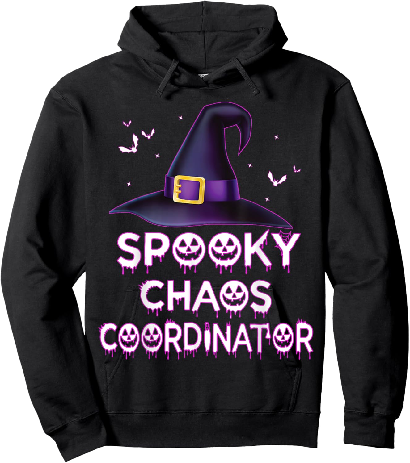 Spooky Chaos Coordinator Halloween Costume 2023 Hoodie - Hoodie | Black