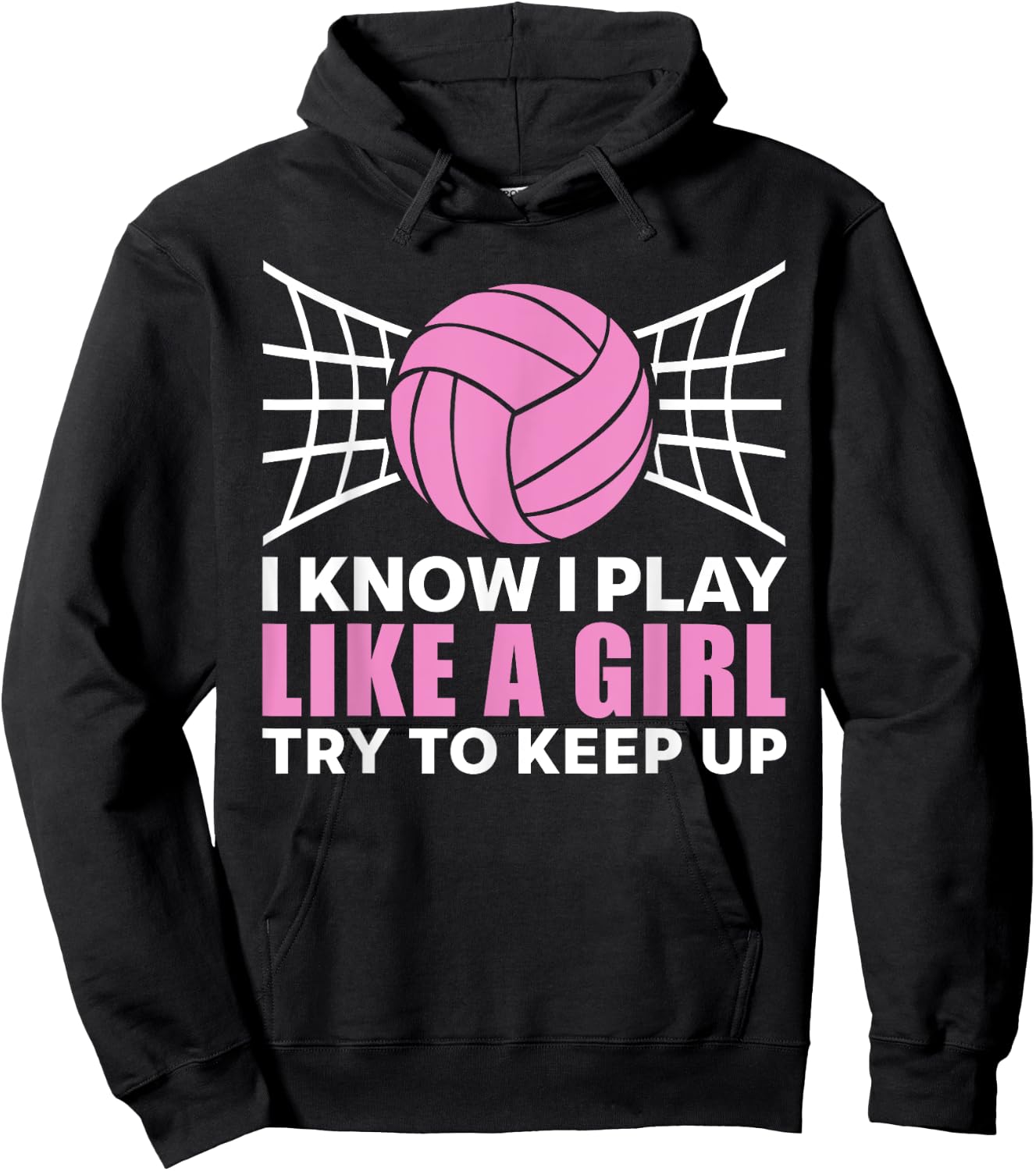 Cool Volleyball Girls Ladies Setter Libero Coach Hoodie - Hoodie | Black