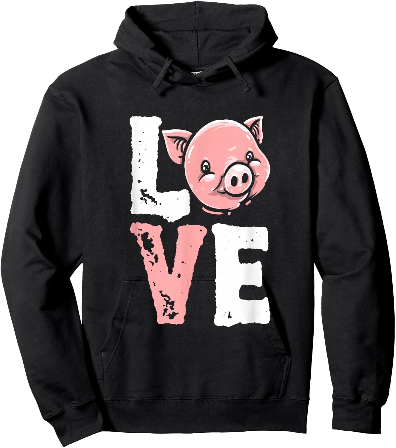 Pig Farm - Animal Piglet Farming Farmer Love Pig Hoodie - Hoodie | Black