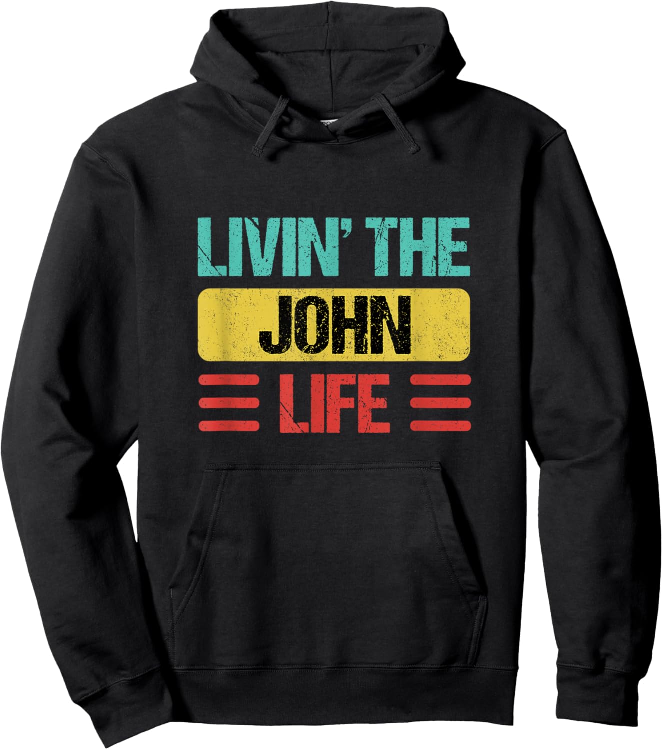 John Name Hoodie - Hoodie | Black