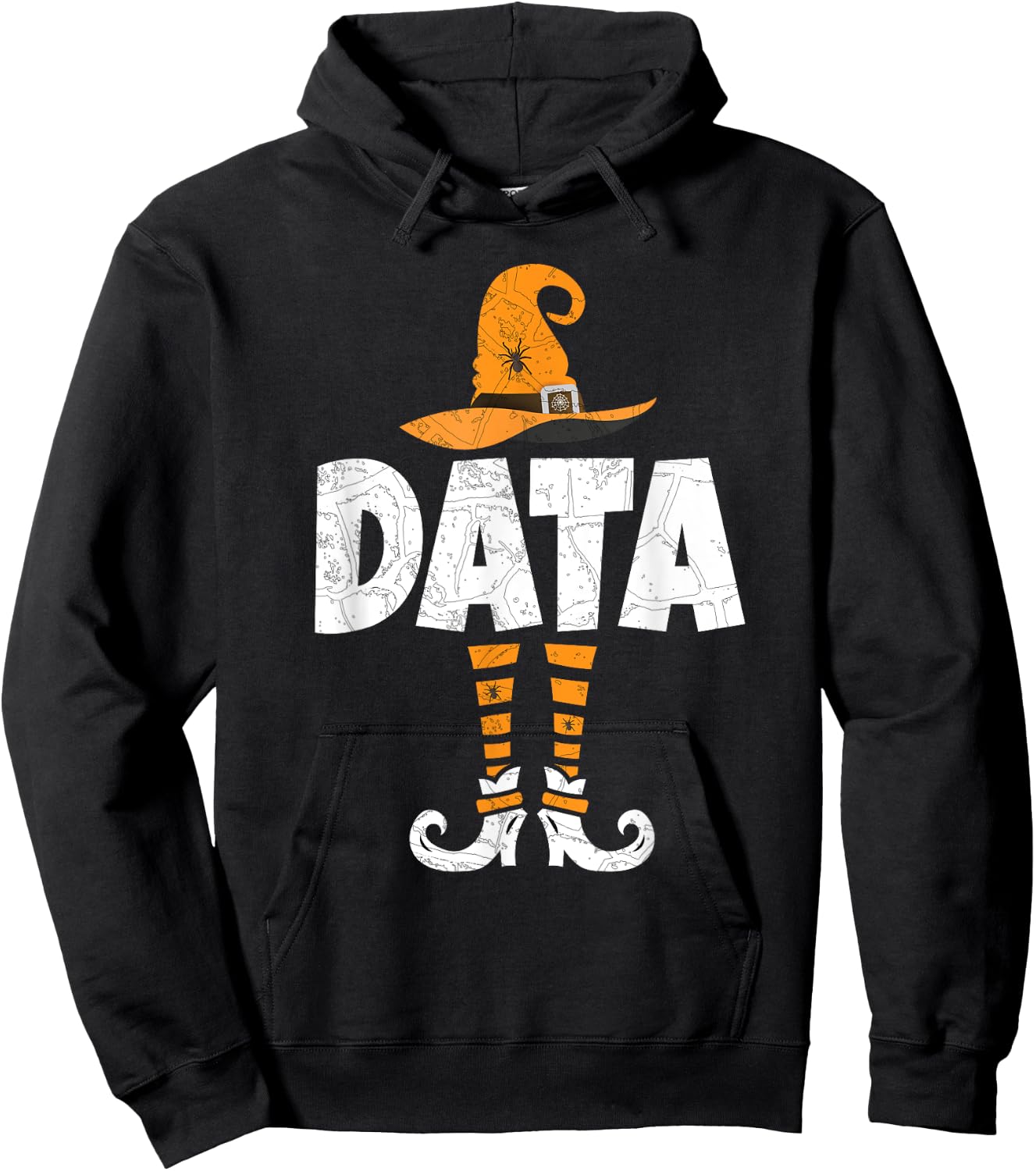 Data Analyst Statistics Scientist Halloween Themed Hoodie - Hoodie | Black