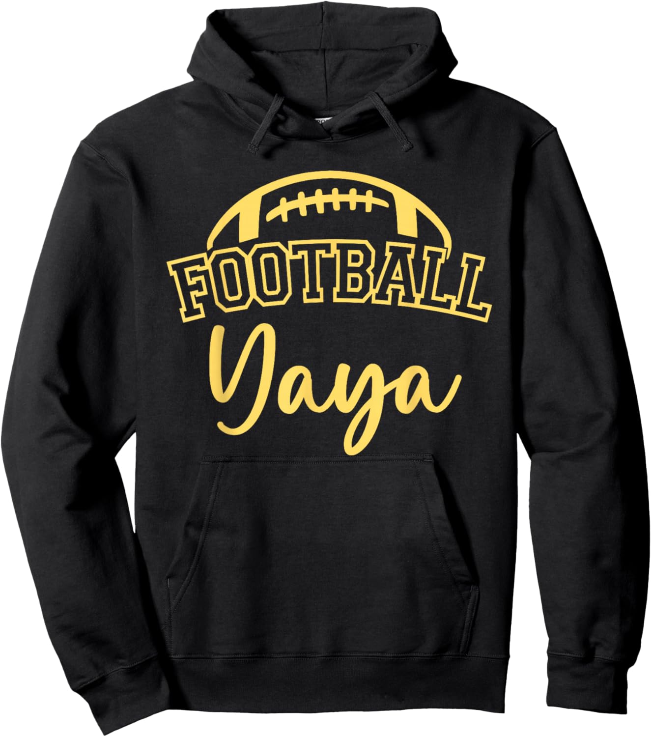 Football Yaya Matching Family Football Hoodie - Hoodie | Black