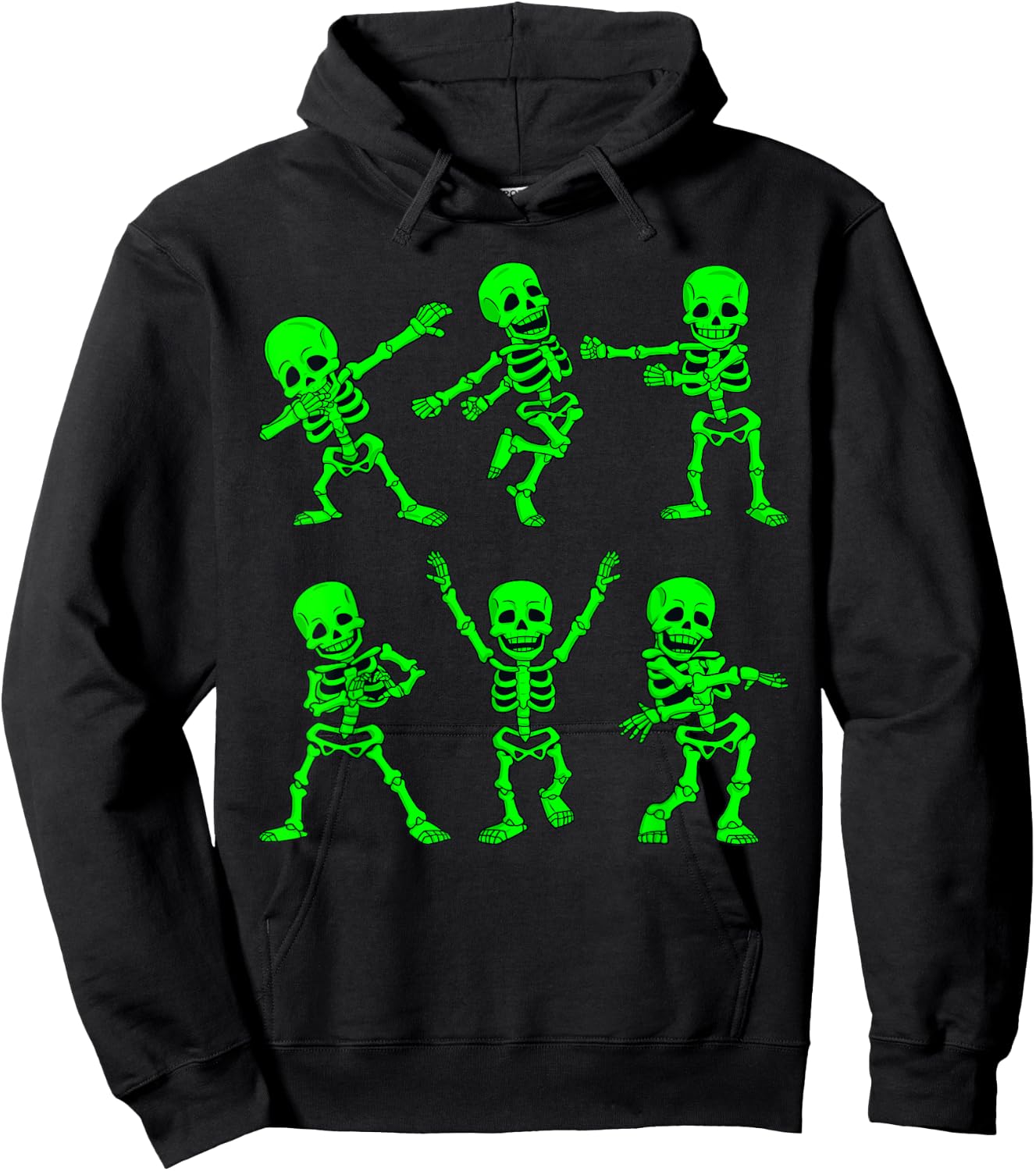 Dancing Skeletons Dance Challenge Girl Boys Kids Halloween Small Hoodie - Hoodie | Black