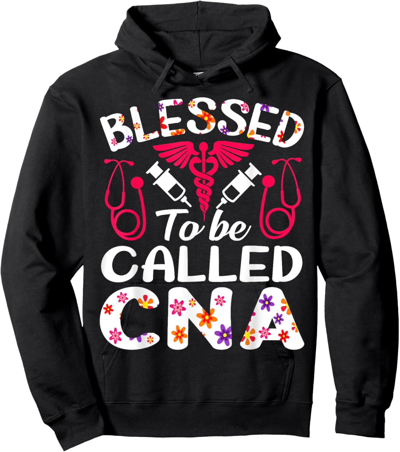 Blessed To Be Called CNA Hoodie - Hoodie | Black