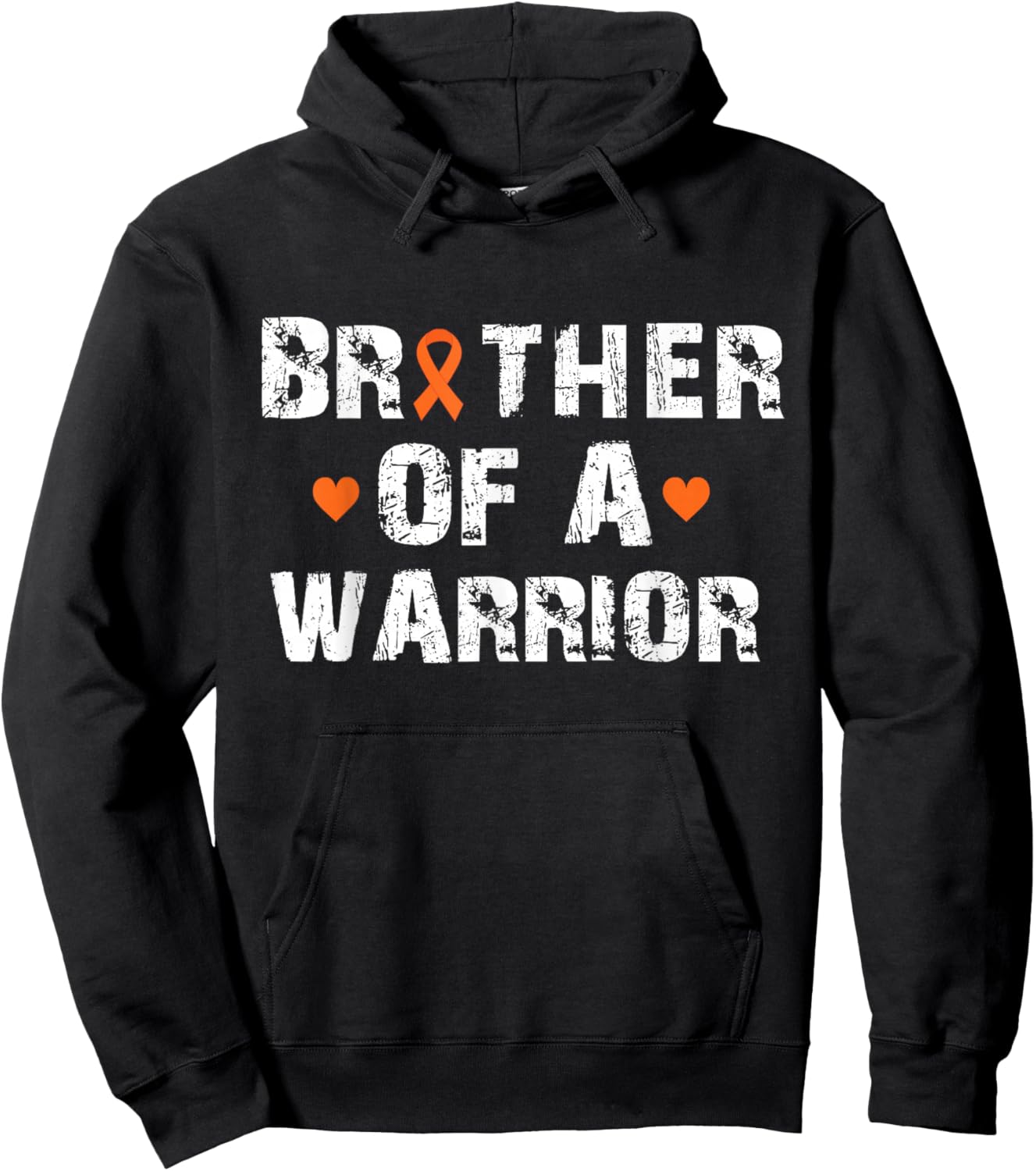 Brother Of A Warrior Multiple Sclerosis Awareness MS Warrior Hoodie - Hoodie | Black