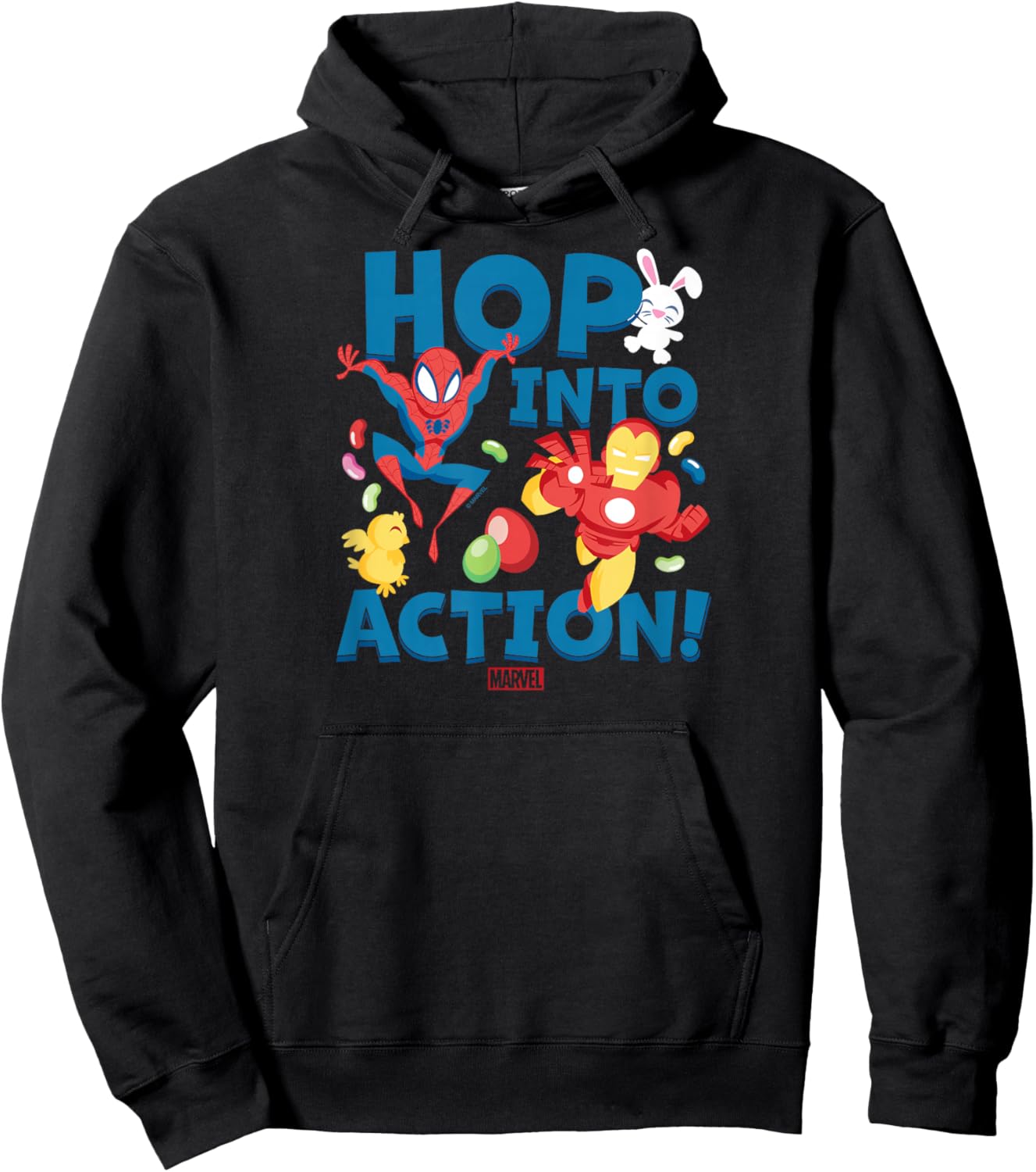 Marvel - Hop Into Action Easter Hoodie - Hoodie | Black