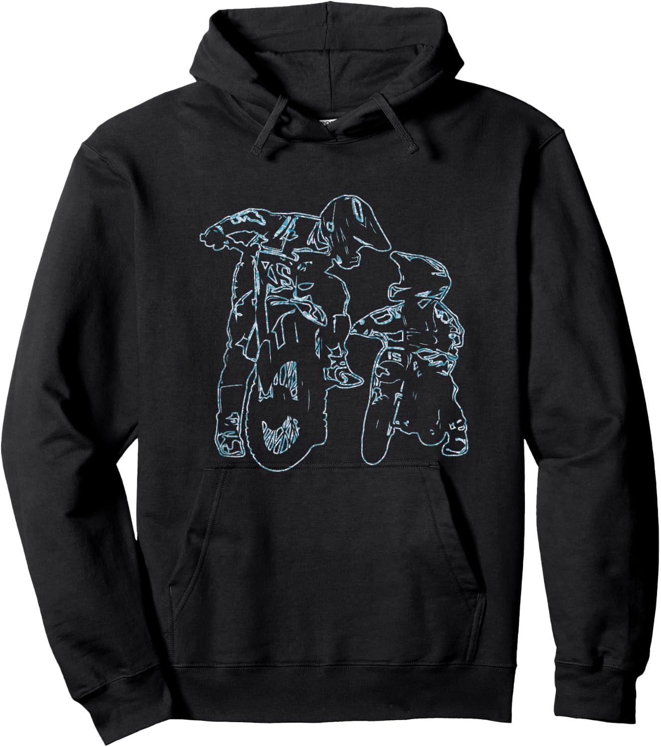 Father Son Dirt Bike Riding MX Motocross Biker Hoodie - Hoodie | Black