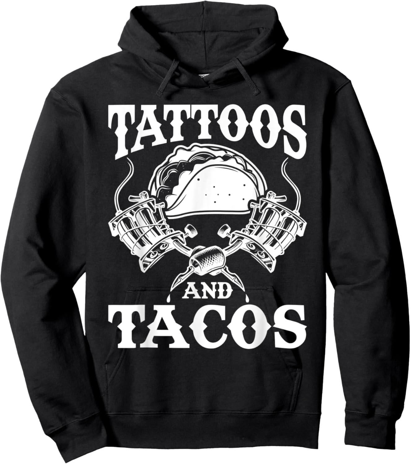 Tattoos And Tacos Tattoo Hoodie - Hoodie | Black