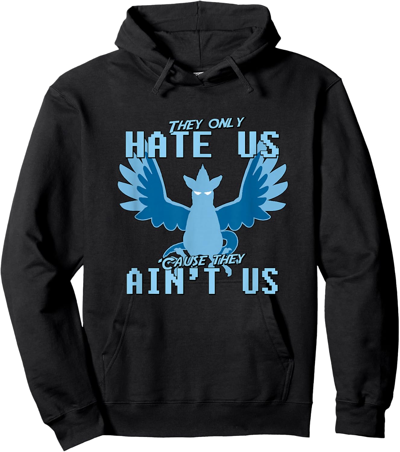 "They only hate us 'cause they ain't us!" - Go Mystic Team Hoodie - Hoodie | Black