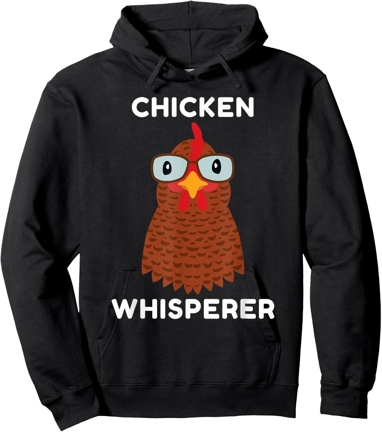 Chicken Whisperer, for Chicken Owners, Farmers, Funny, Silly Hoodie - Hoodie | Black