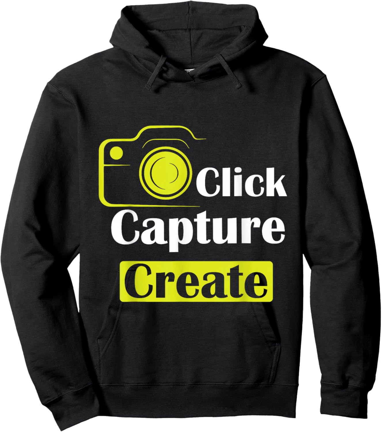 Camera Photography Design For Hobby Photographe Hoodie - Hoodie | Black