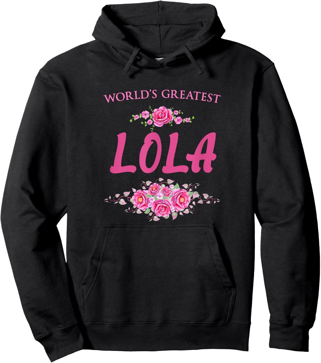 World's Greatest Lola Filipino Grandma Hoodie - Hoodie | Black