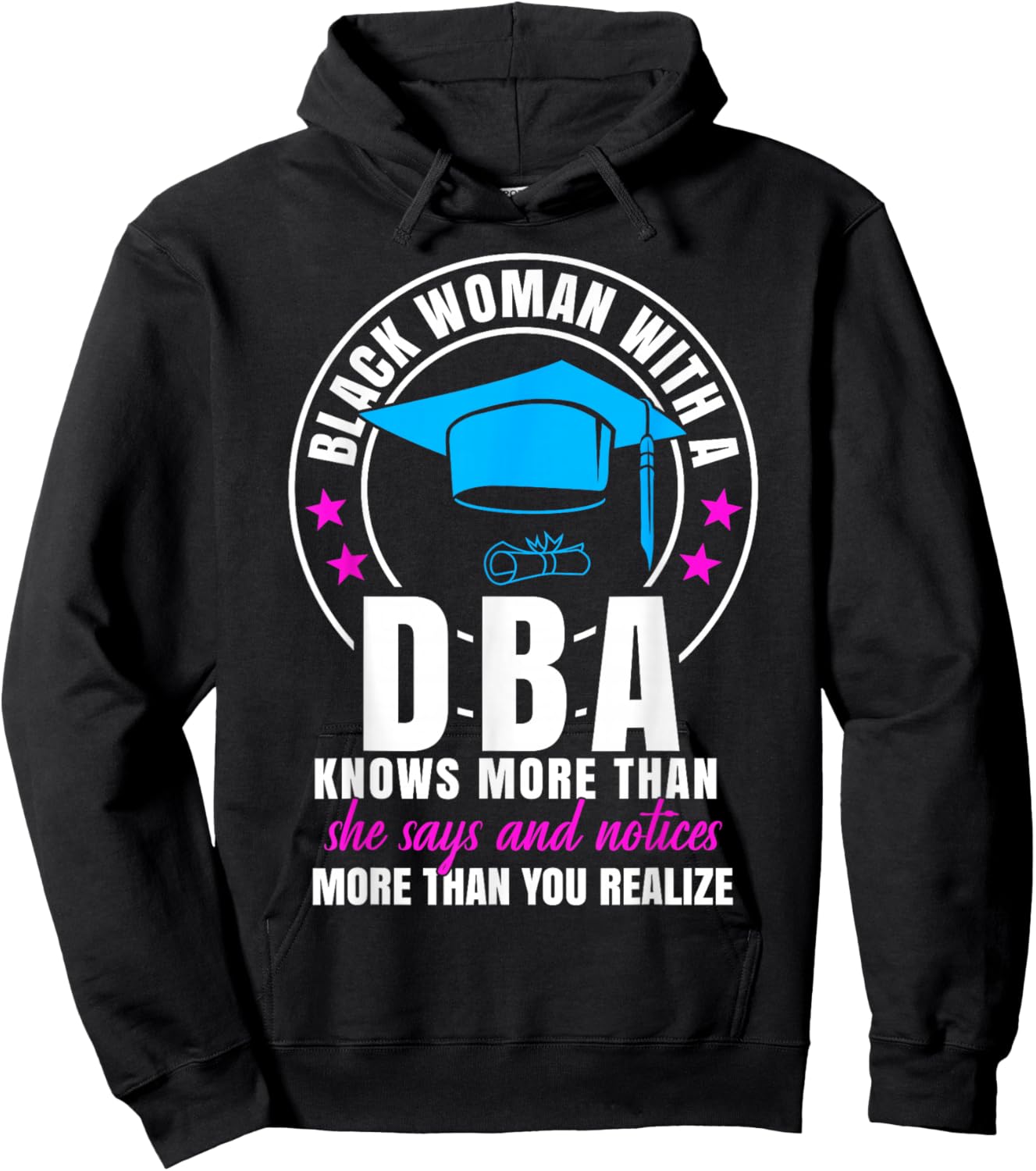 DBA Student Doctor of Business Administration Women Hoodie - Hoodie | Black
