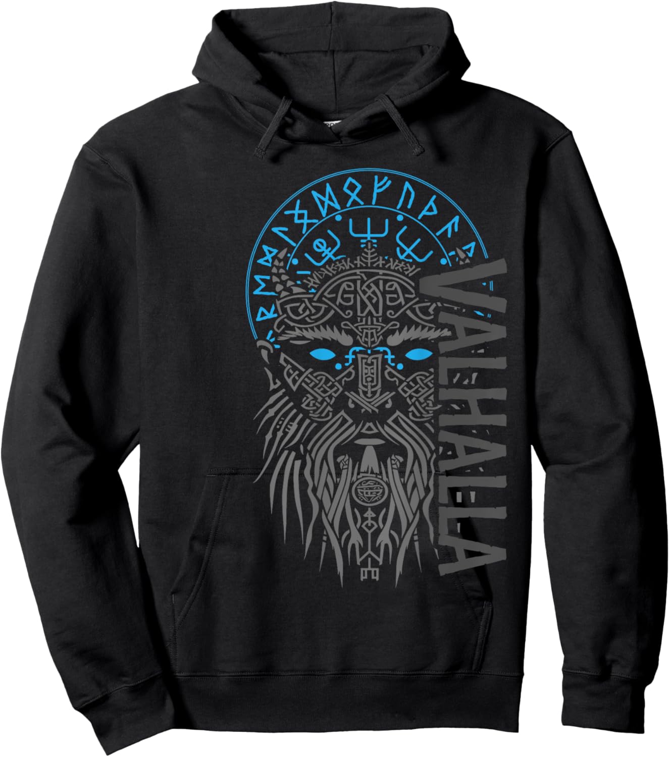 Valhalla & Viking Compass - Odin Design Hoodie - Hoodie | Black