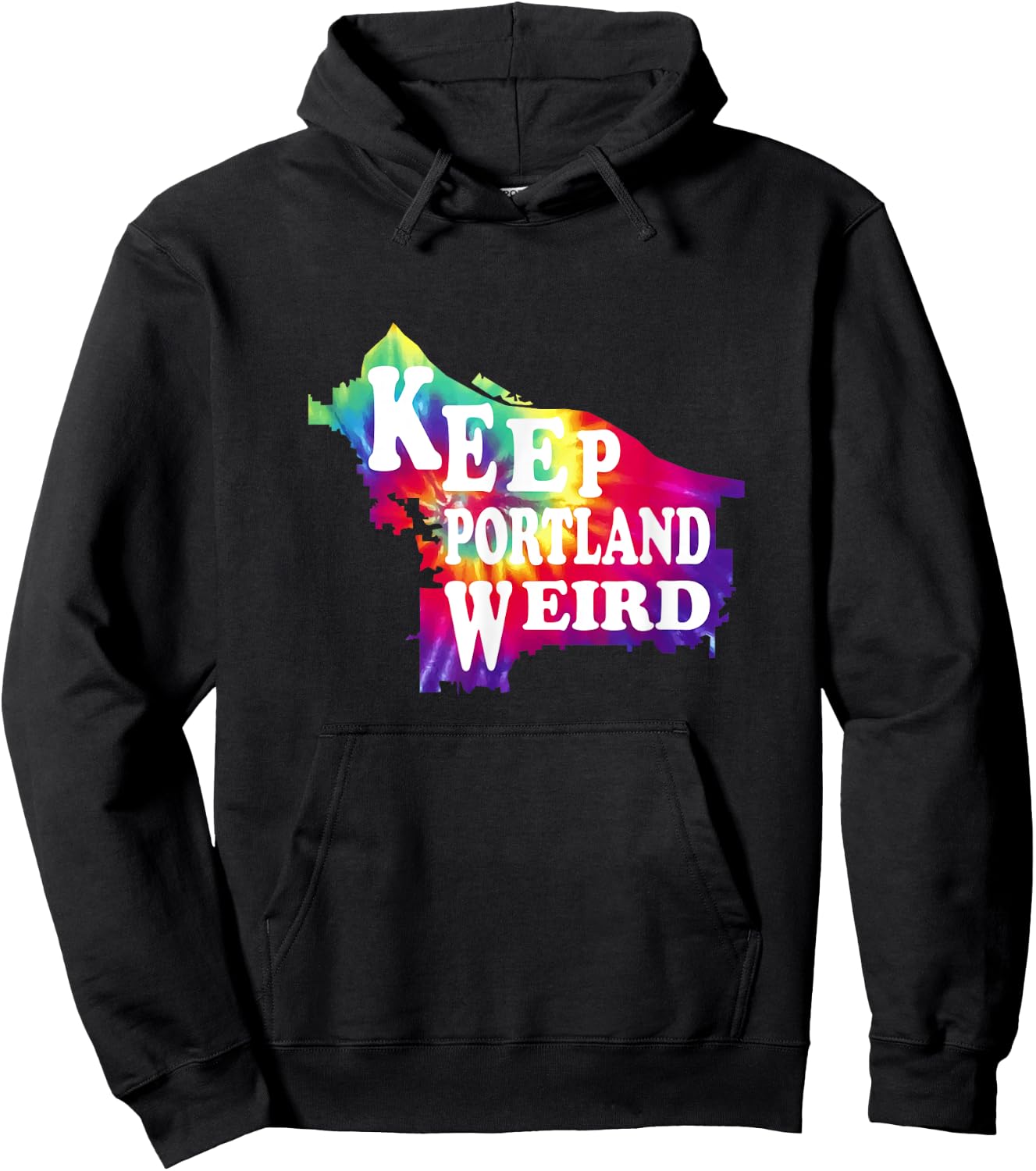 Portland Oregon Shirts Men Women Keep Portland Weird Hipster Hoodie - Hoodie | Black