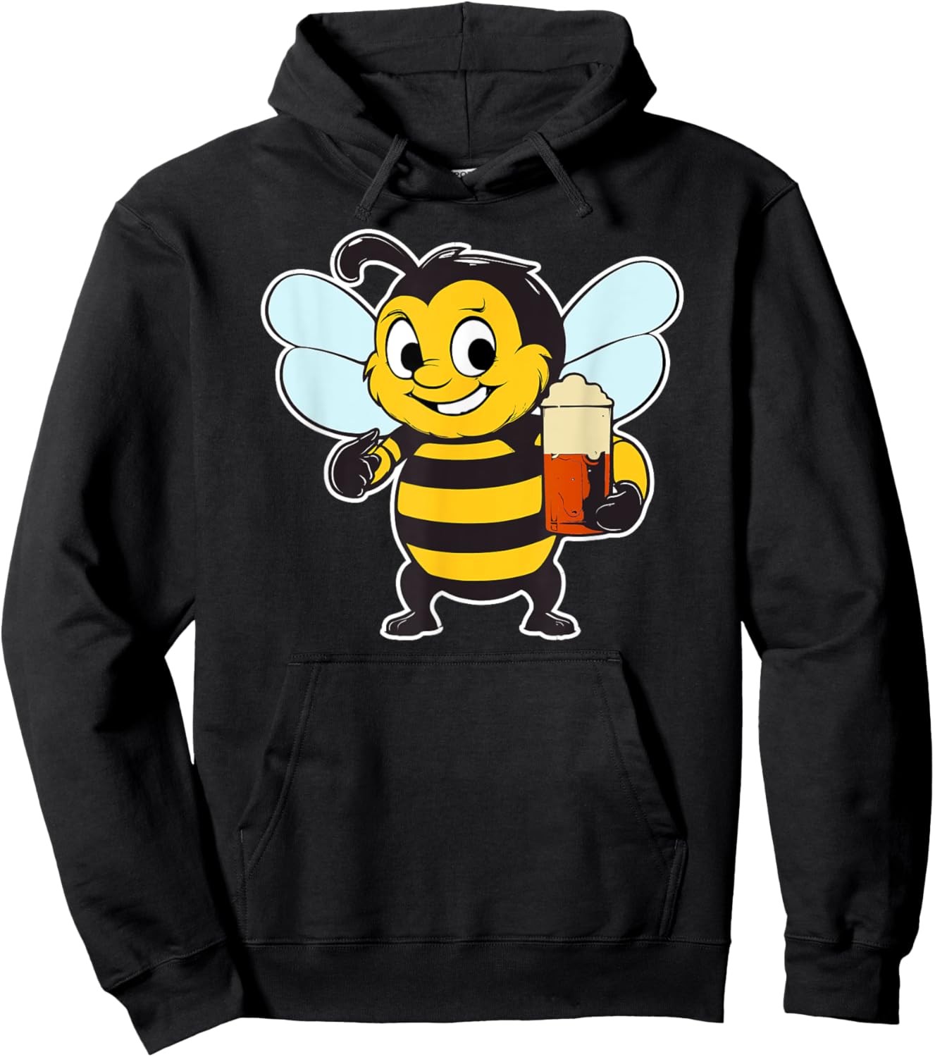The Boozy Bee Hoodie - Hoodie | Black