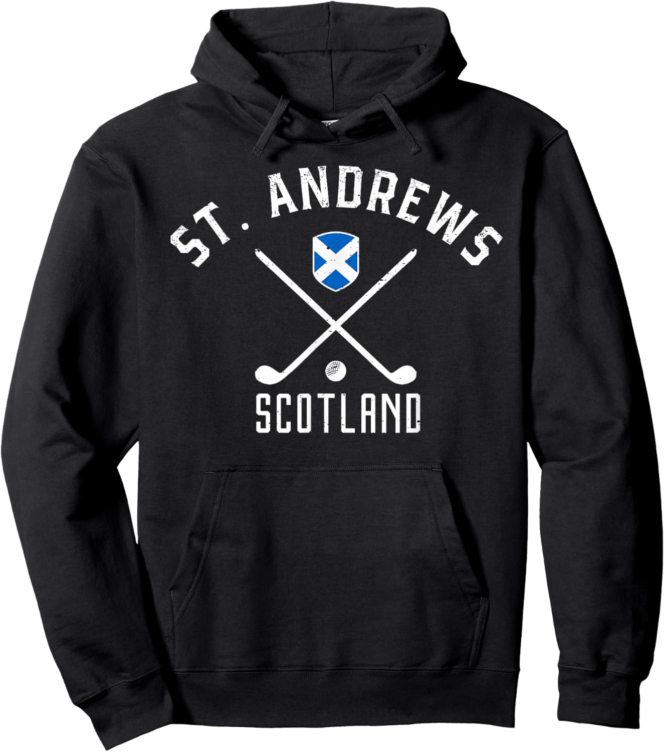 St. Andrews Scotland Golf Hoodie - Hoodie | Black