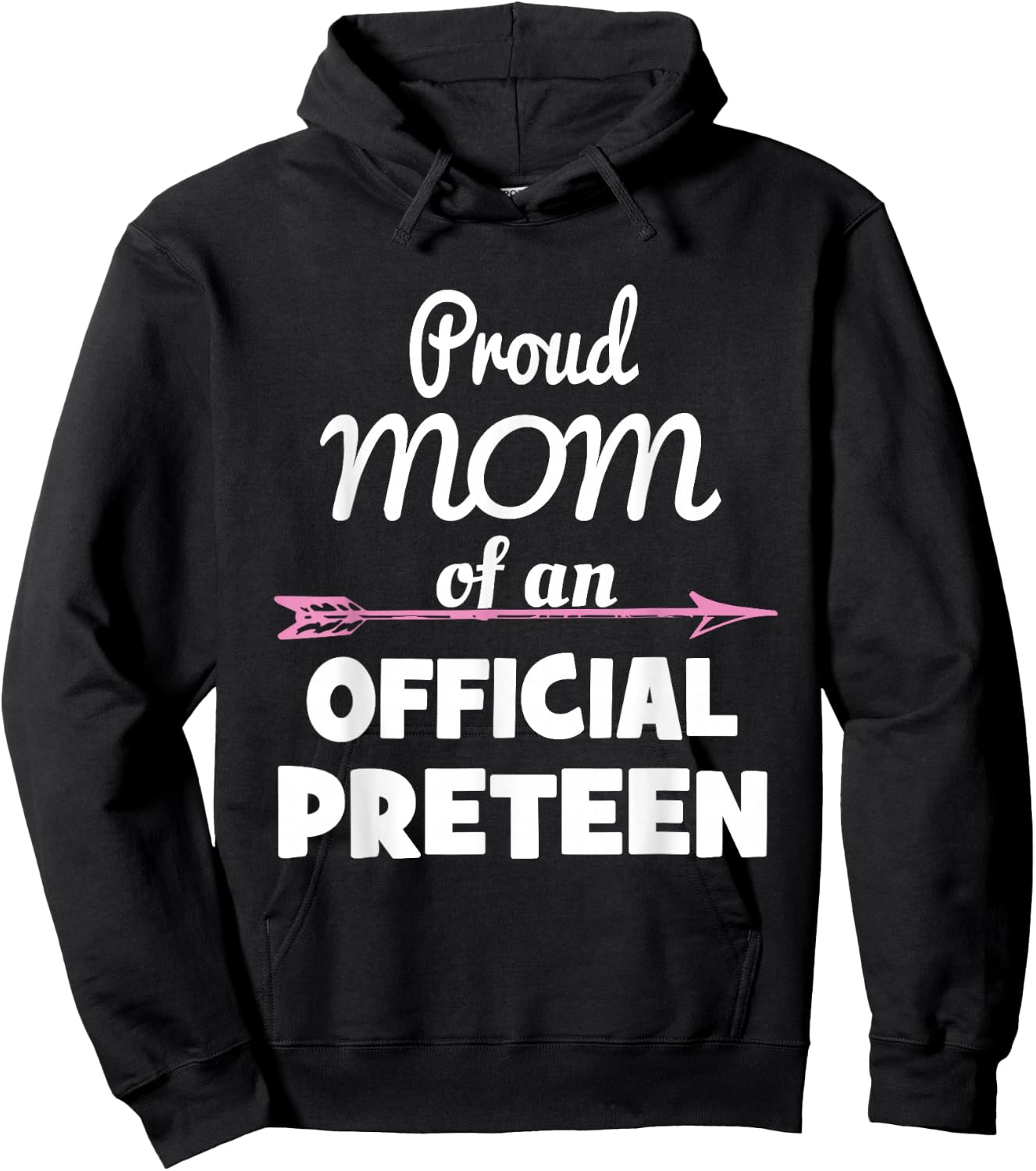 Proud Mom Of An Official Preteen 12th Birthday 12 Years Old Hoodie - Hoodie | Black