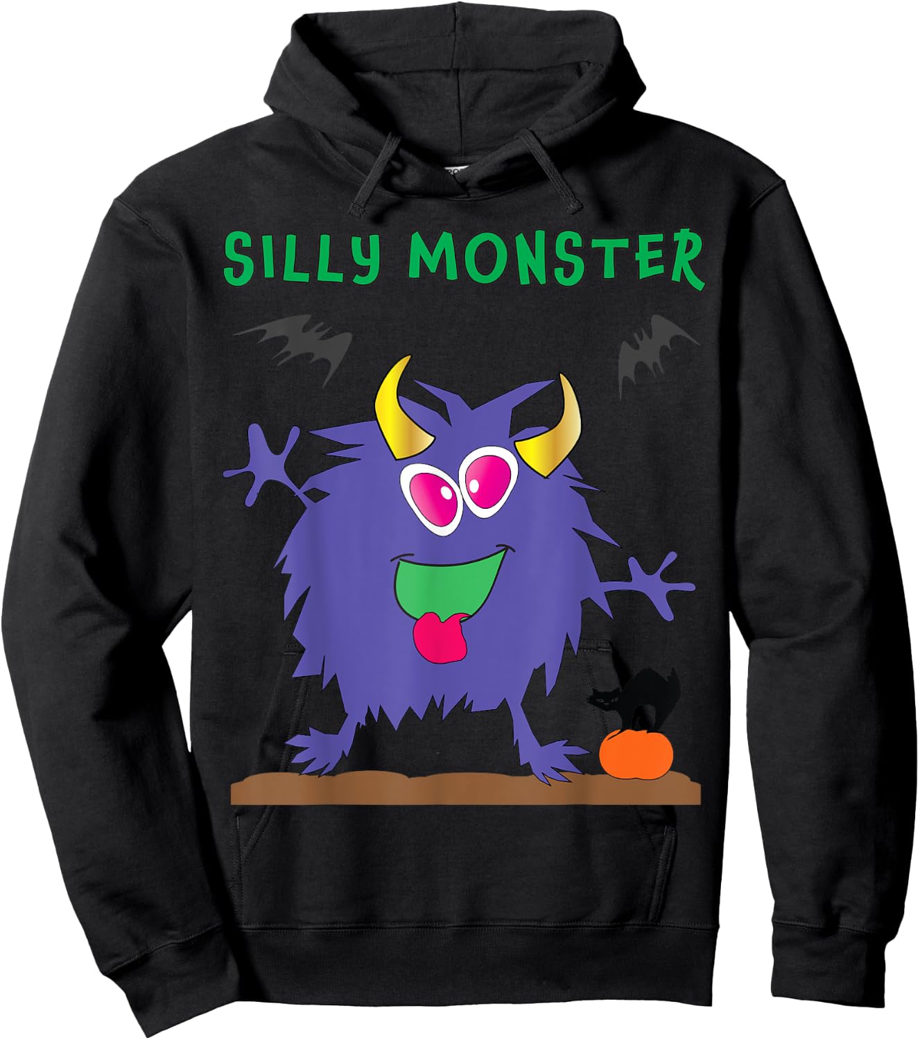 Silly Monster Hoodie - Hoodie | Black
