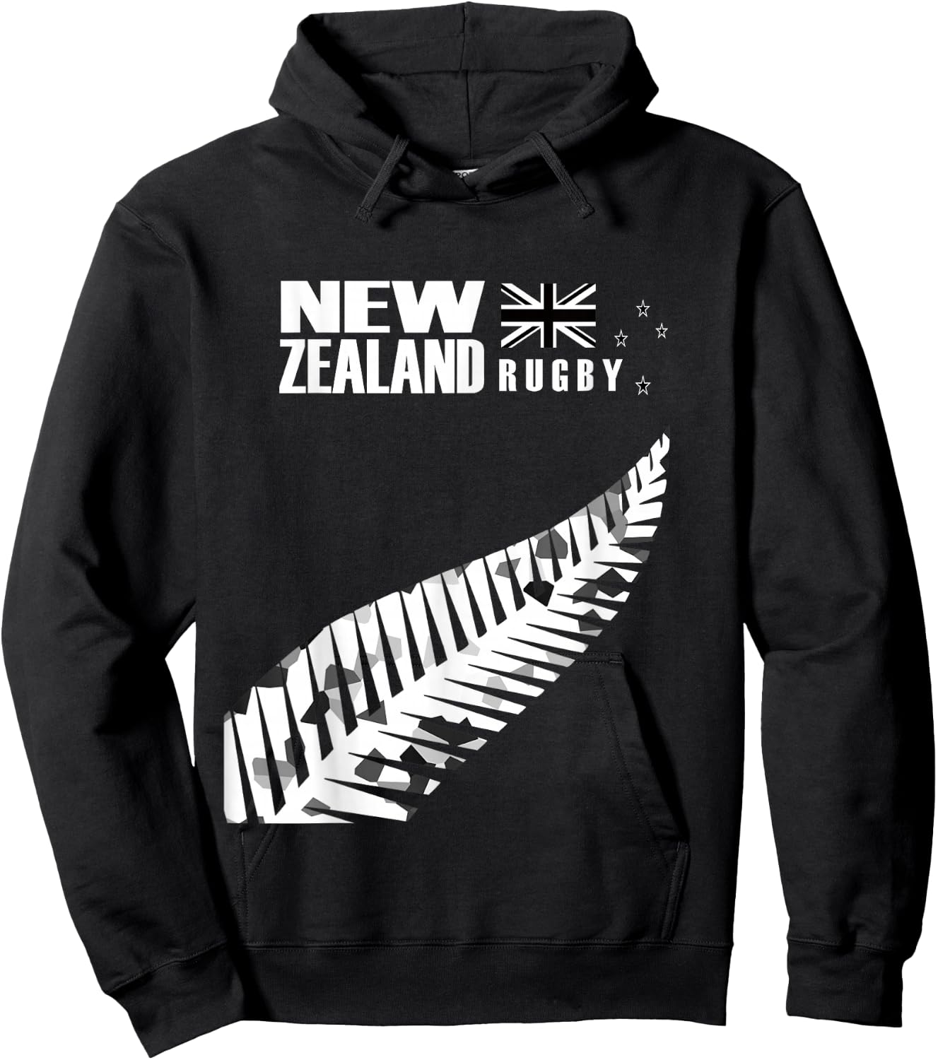 New Zealand Rugby Fan Haka Hoodie - Hoodie | Black