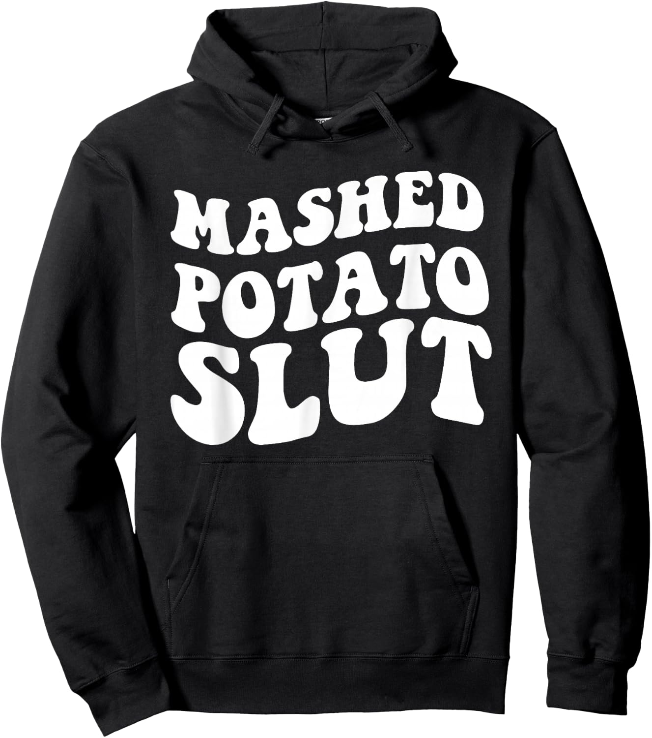 Mashed Potatoes Slut Matching Thanksgiving Friendsgiving Hoodie - Hoodie | Black
