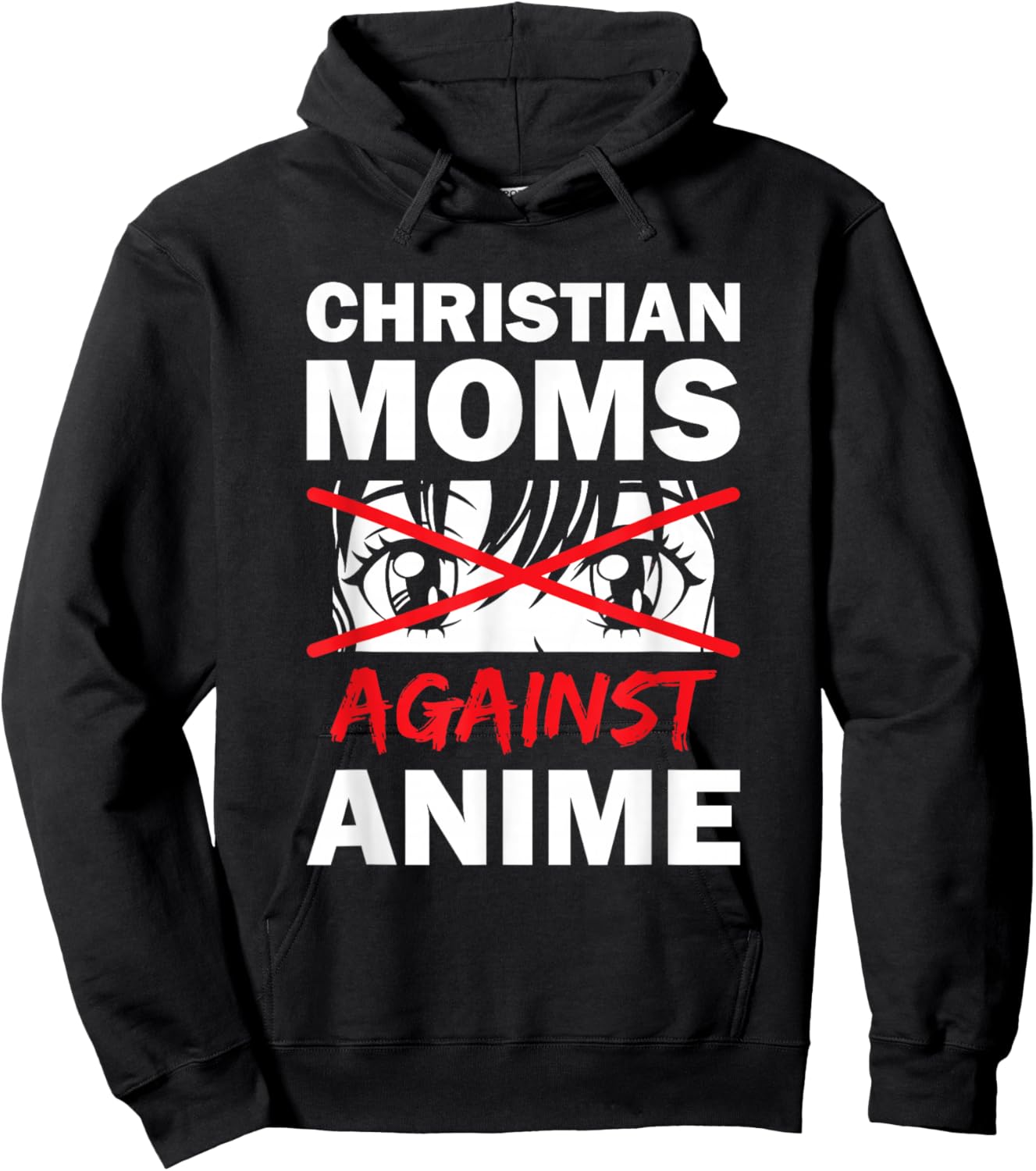Christian Moms Against Anime Christian Moms Japan Hoodie - Hoodie | Black