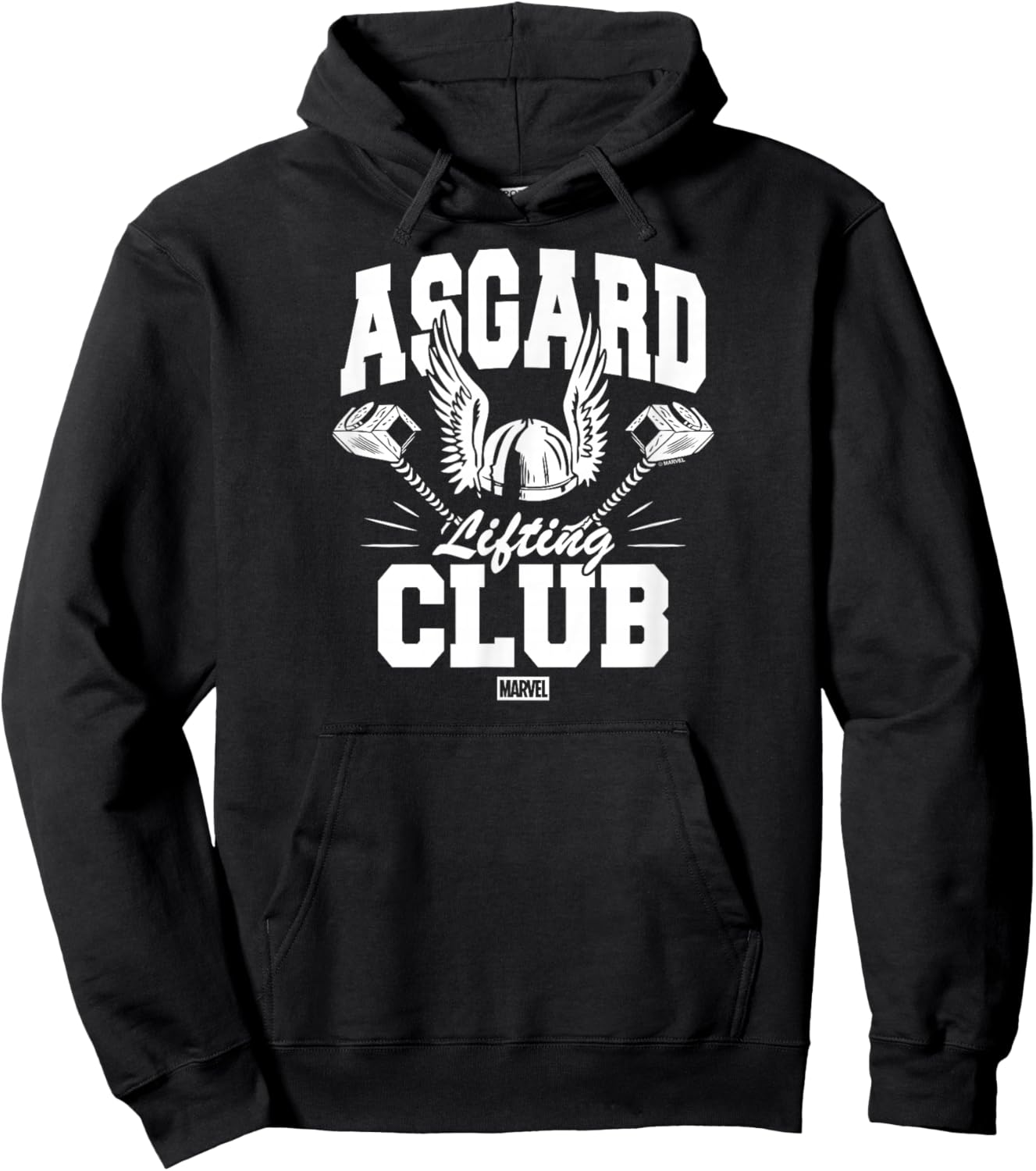Thor - Asgard Lift Club Athletic Hoodie - Hoodie | Black