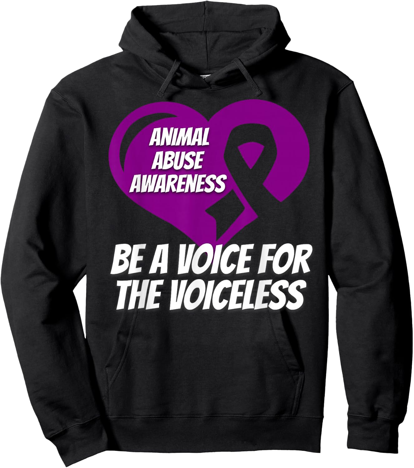 Animal Abuse Animals Dog Lovers Awareness Gift Women Girls Kids Hoodie - Hoodie | Black